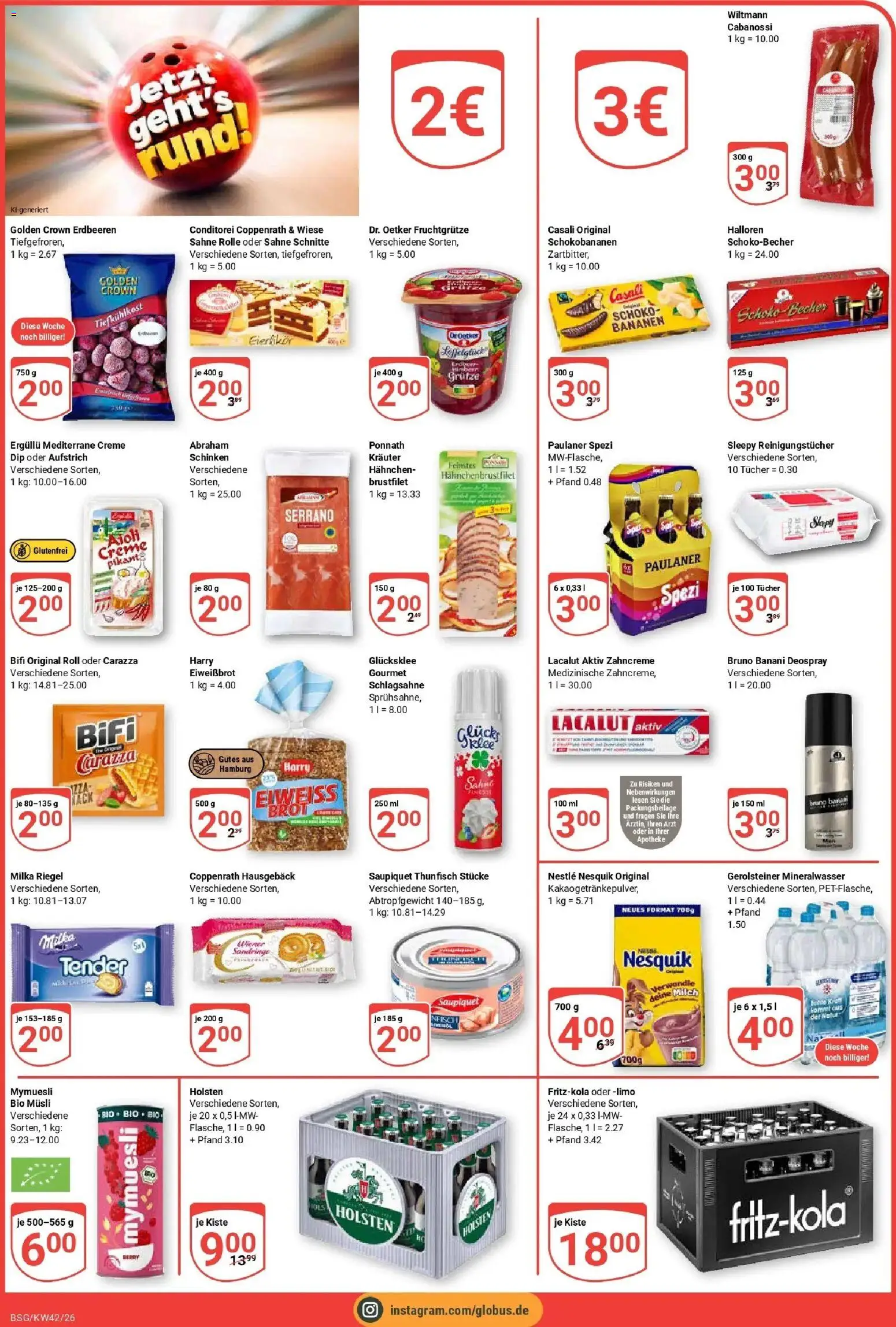 Globus Prospekt Braunschweig (ab 12.10.2026) » Angebote online | Seite: 7 | Produkte: Holsten, Milka, Erdbeeren, Paulaner