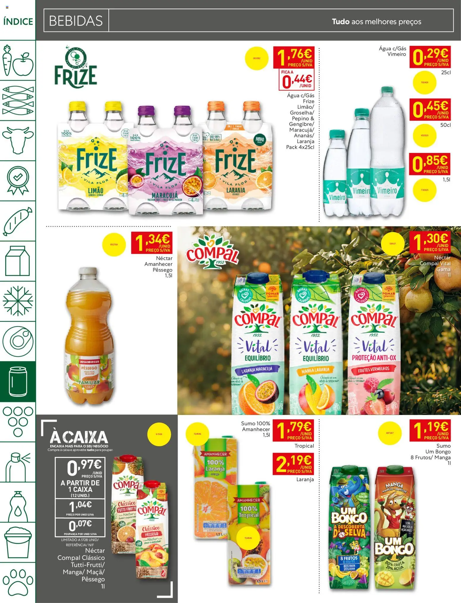 Recheio folheto Madeira │ válido de 09.06.2026 | Página: 24 | Produtos: Agua, Caixa, Sumo