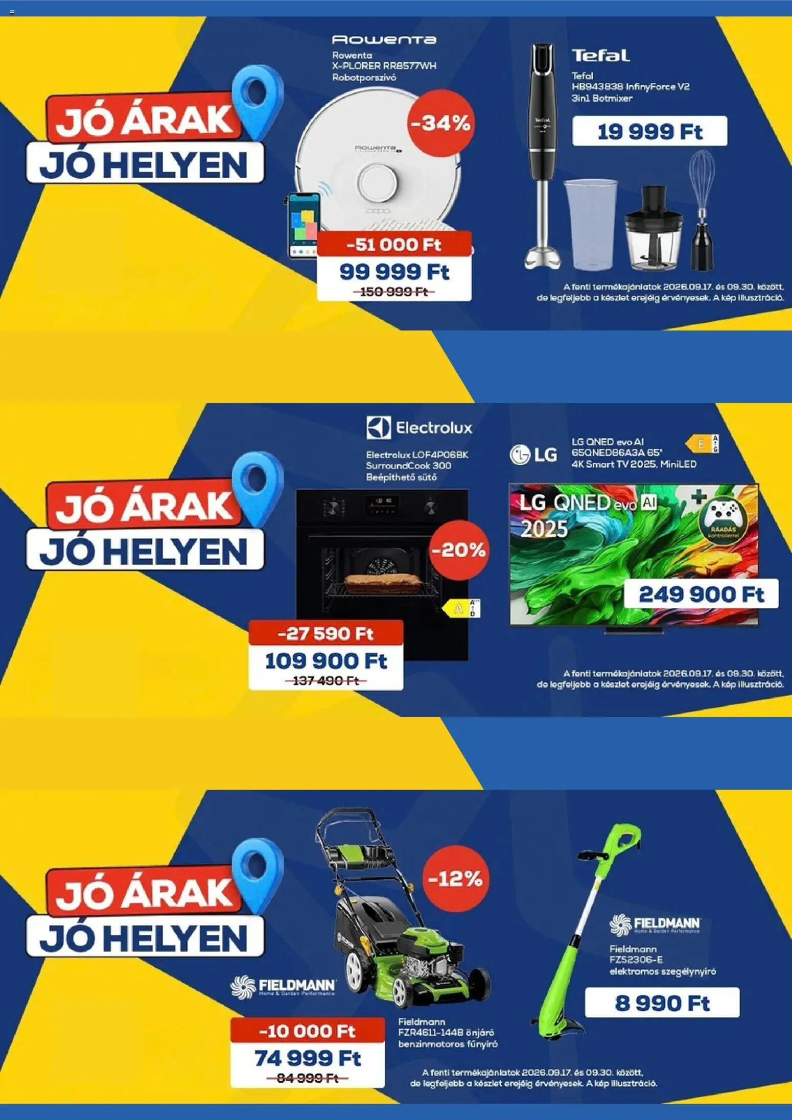 Euronics akciós ujság - amely érvényes a következő dátumtól: 2026.09.17. | Oldal: 1