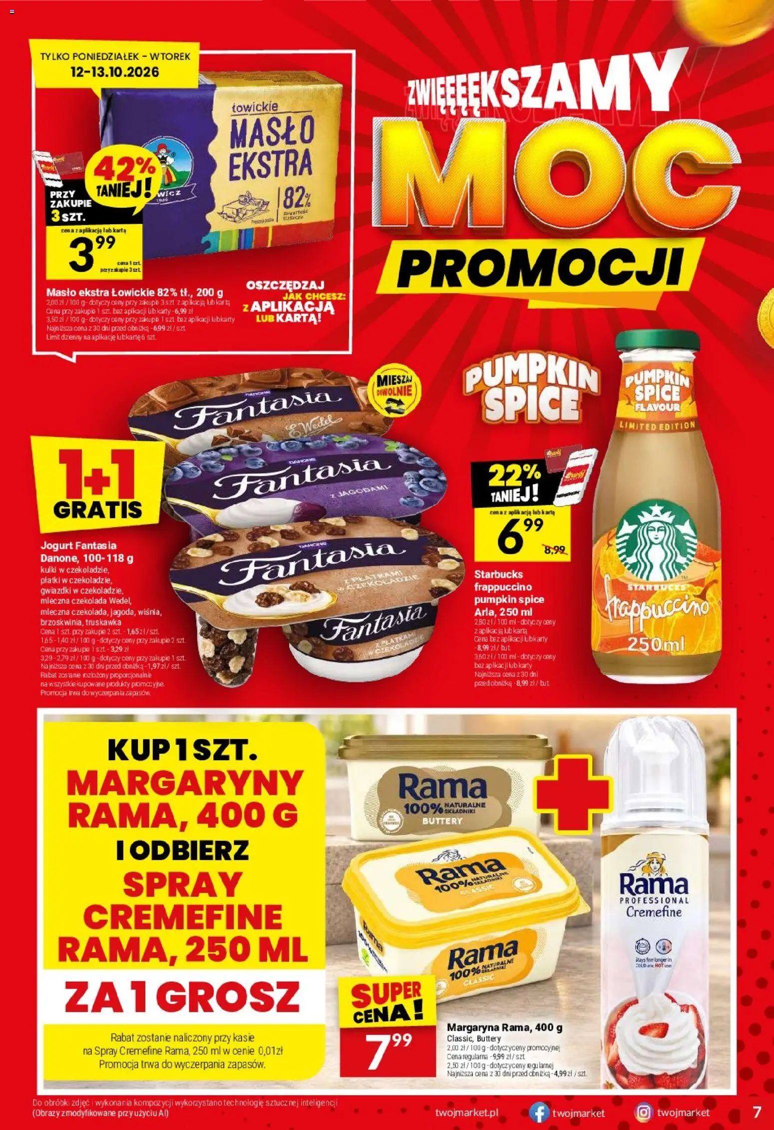 Twój Market gazetka od 07.10.2026 | Strona: 7 | Produkty: Karta, Rama, Czekolada, Płatki