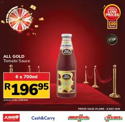 Jumbo specials catalogue – valid from 25/06/2026 | Page: 4 | Products: Tomatoes, Tomato sauce, Sauce