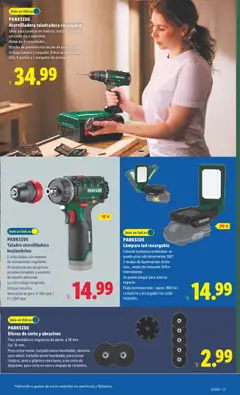 Vista previa Lidl folleto de bazar Baleares válido desde el 15.06.2026 | Página: 5 | Productos: Galette de chaise, Batería, Lámpara