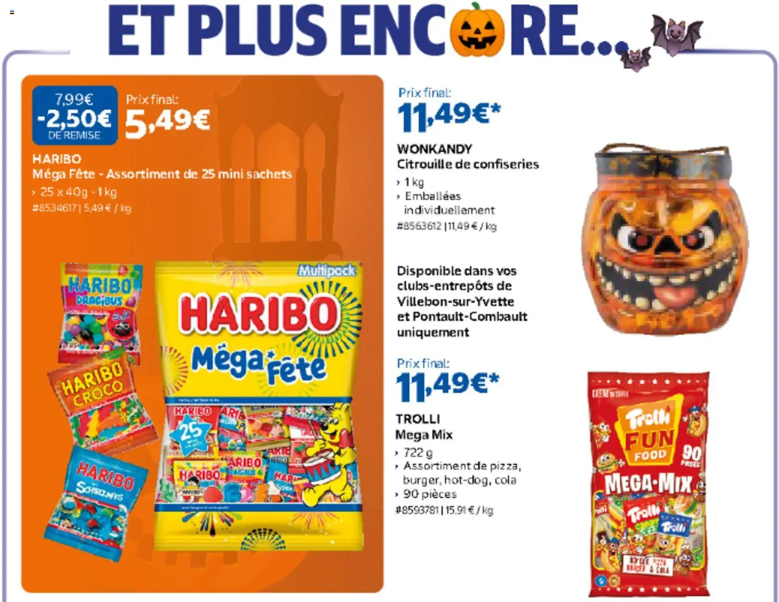 {H1} | Page: 2 | Produits: Citrouille, Confiseries