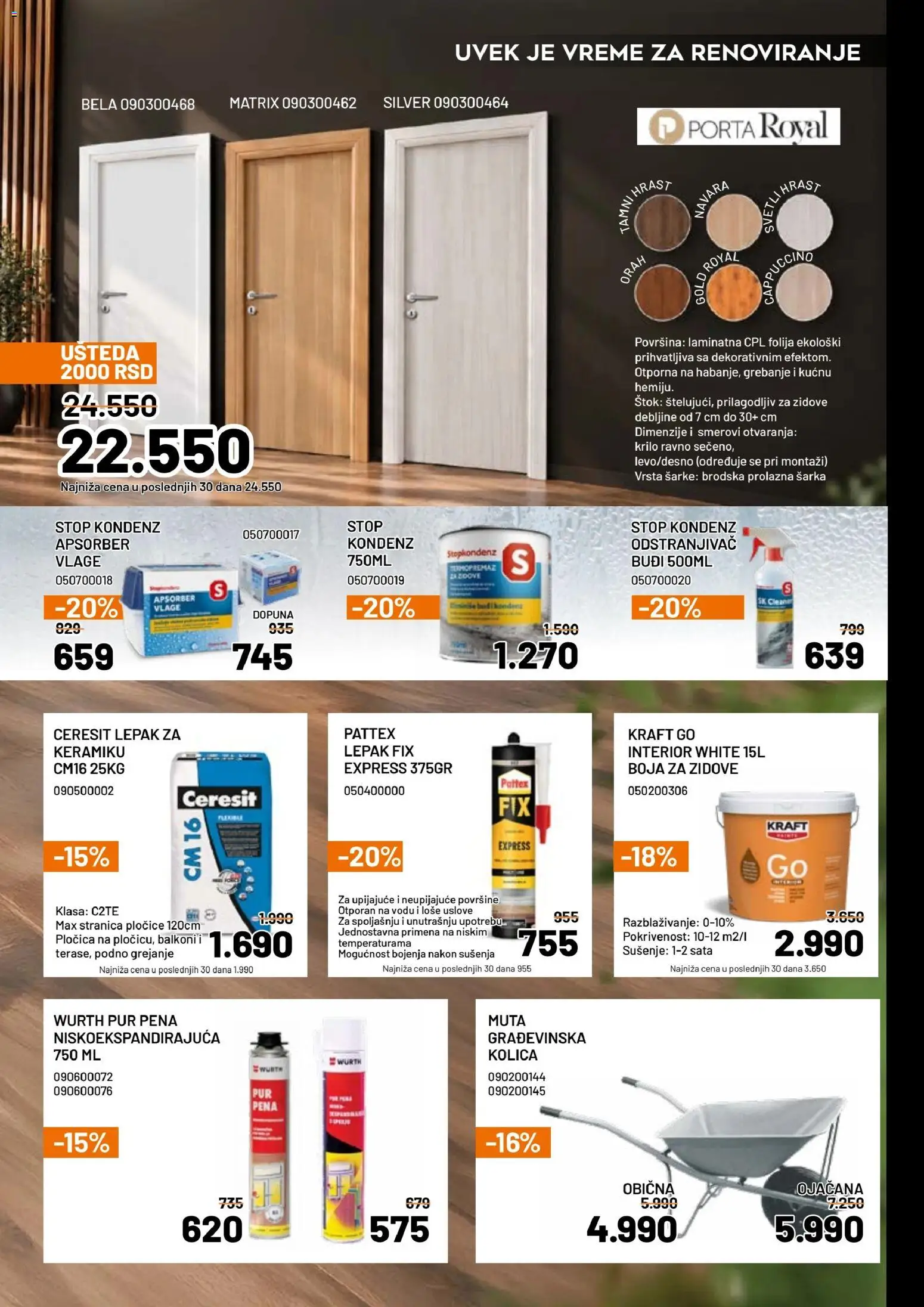 Crafter katalog - važi od 26.10.2026 | Strana: 6 | Proizvode: Pena, Kolica, Orah