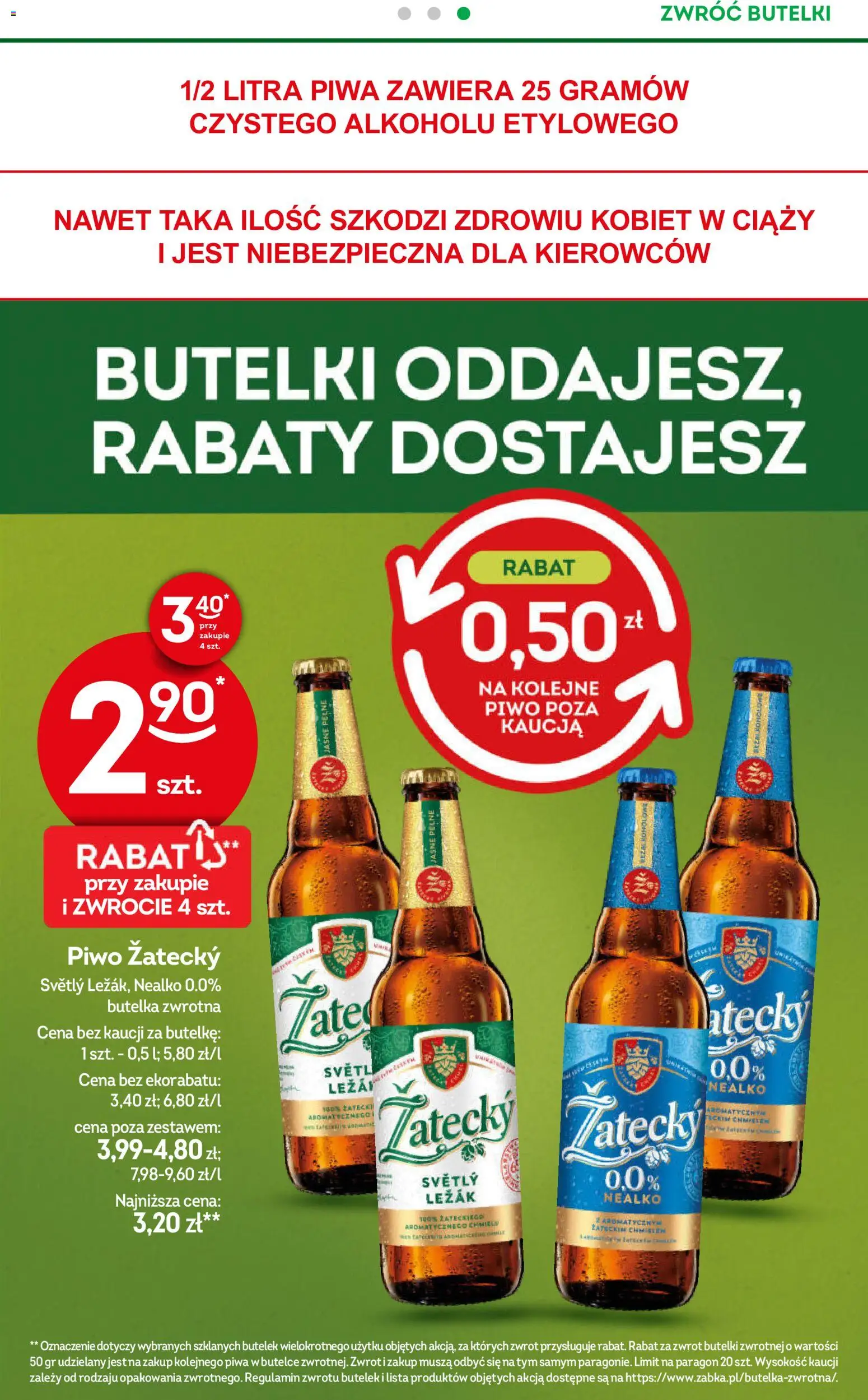 Żabka gazetka od 21.10.2026 | Strona: 36 | Produkty: Leżak, Piwo, Piwo zatecky
