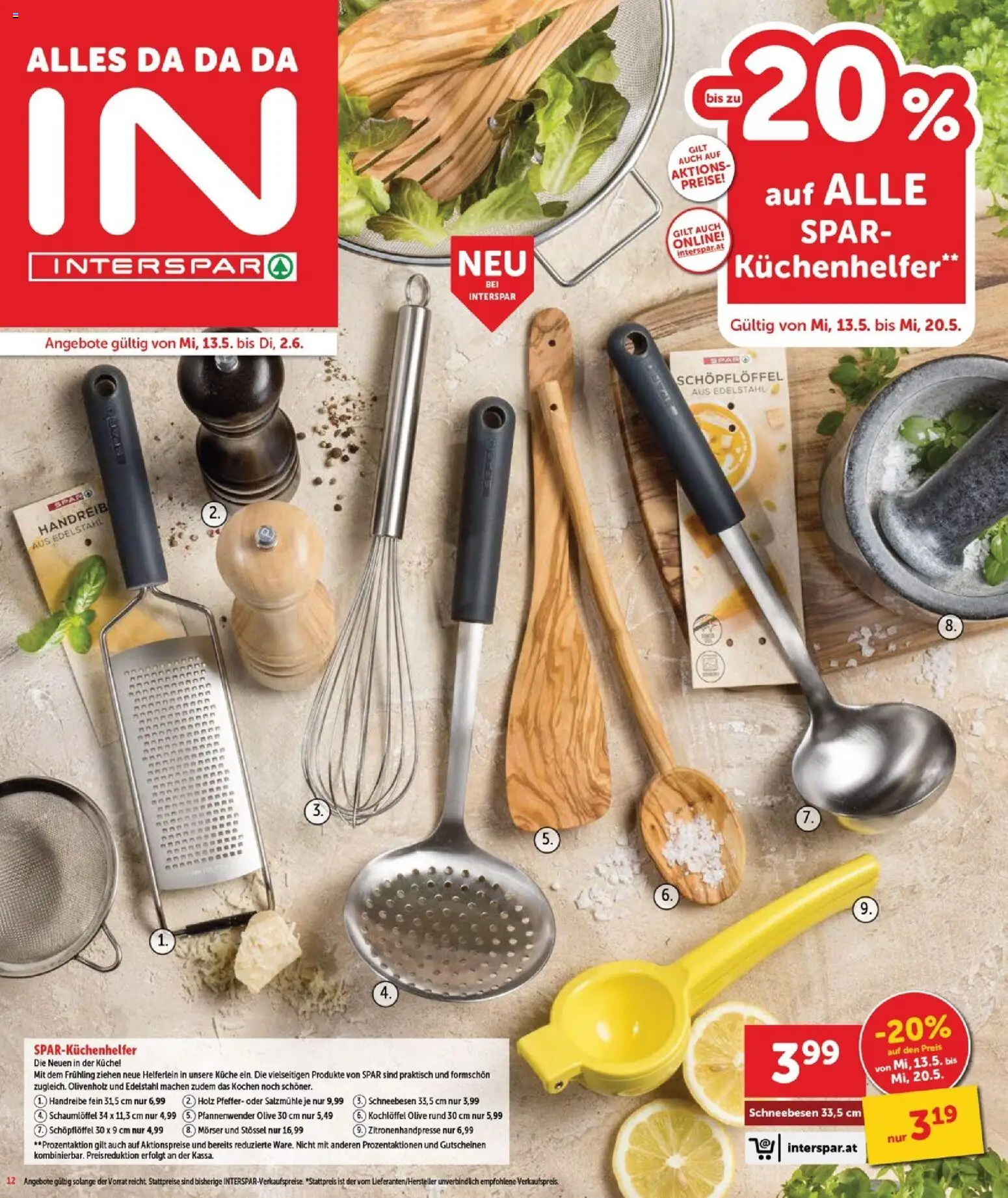 Interspar Flugblatt - Burgenland Sued gültig ab 13.05.2026 | Seite: 13 | Produkte: Pfeffer