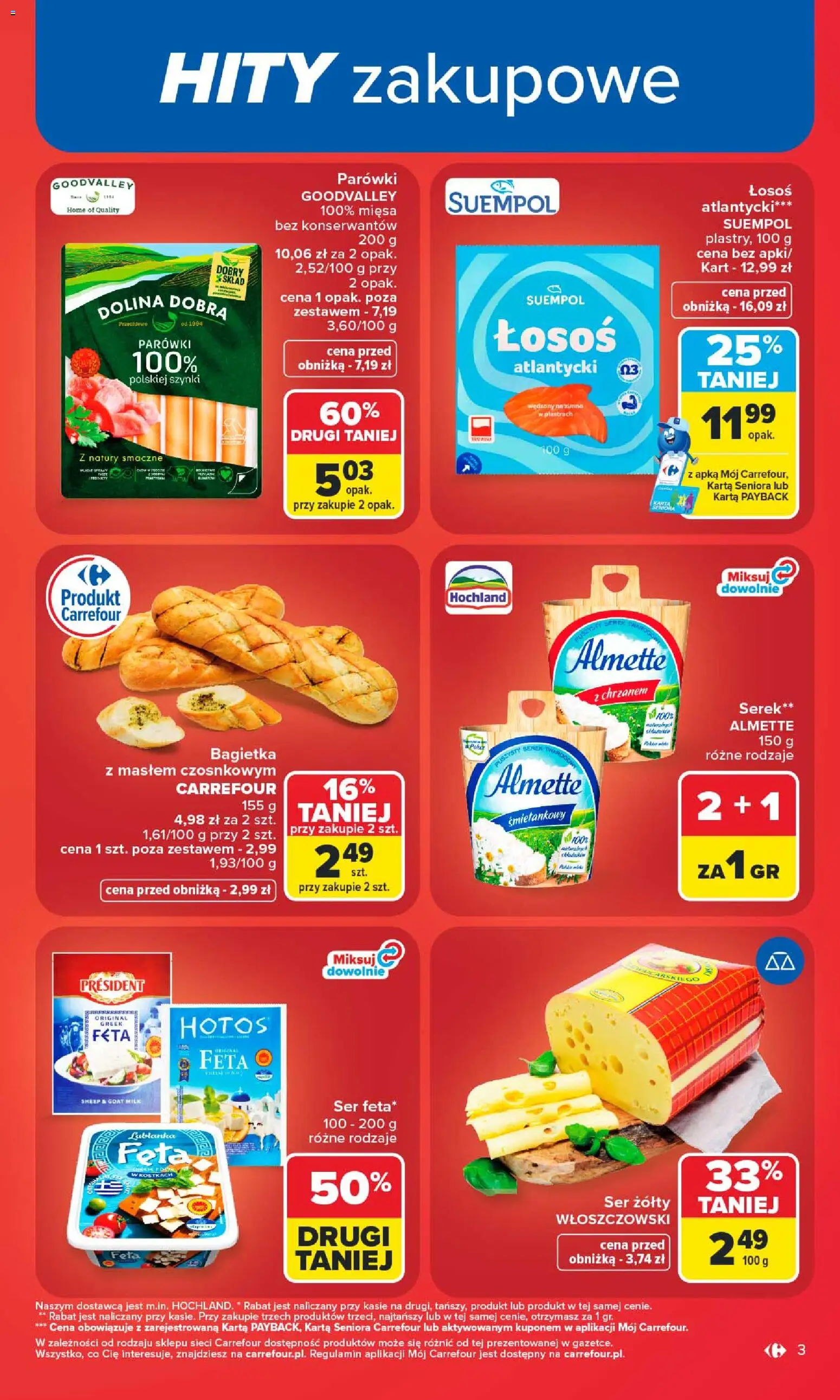 Carrefour gazetka od 29.06.2026 | Strona: 5 | Produkty: Karta, Serek, Łosoś, Ser
