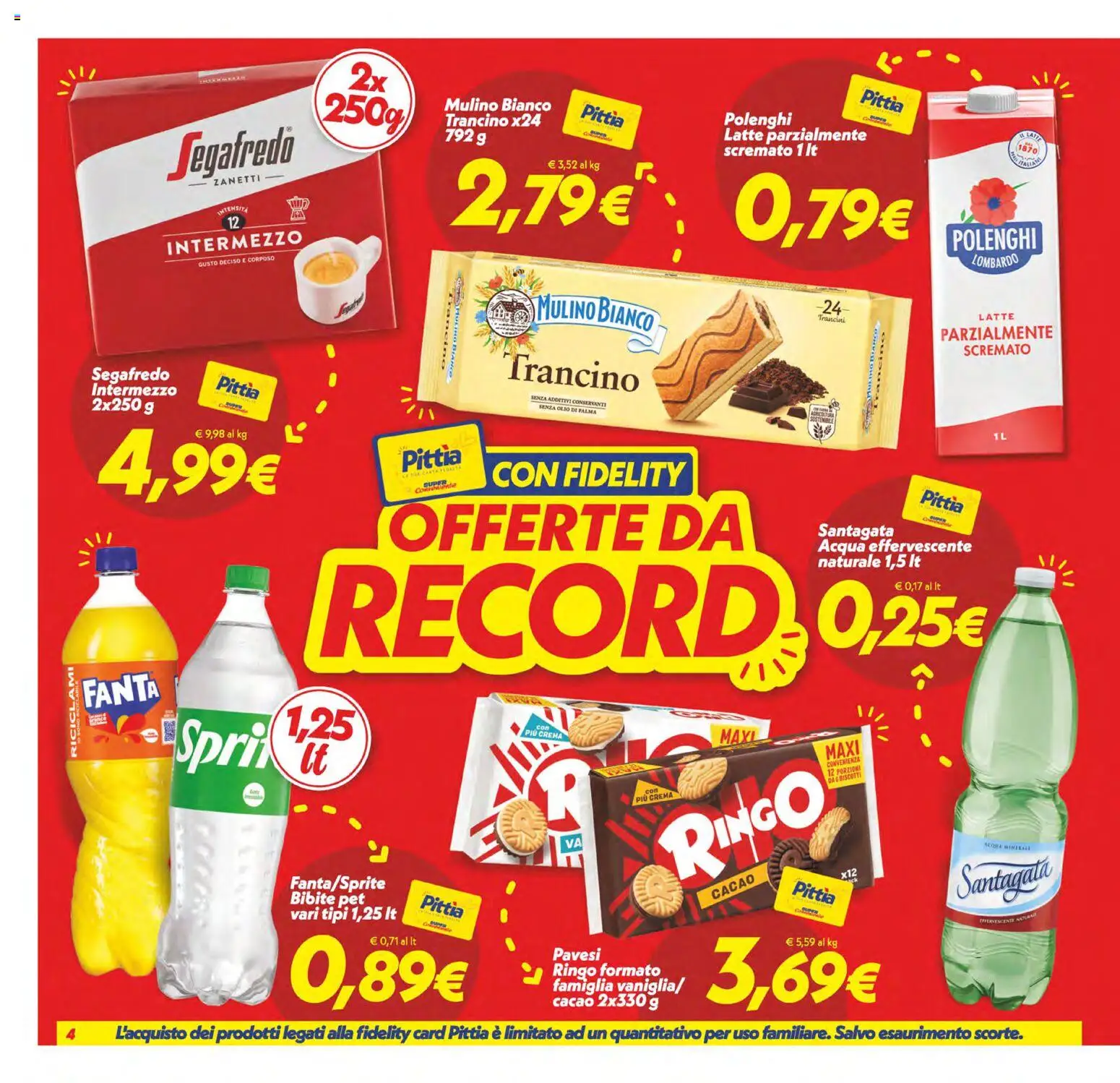 Volantino SuperConveniente del 29.05.2026 | Pagina: 4 | Prodotti: Acqua, Olio, Bibite, Fanta