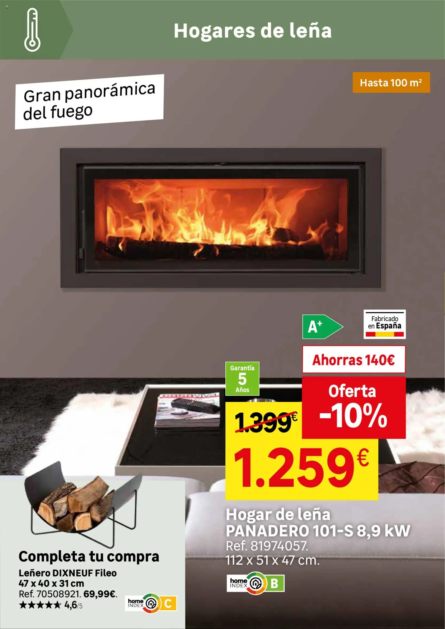 Leroy Merlin Calor en casa y mucho ahorro │ válido desde el 20/10/2026 | Página: 26 | Productos: Leña