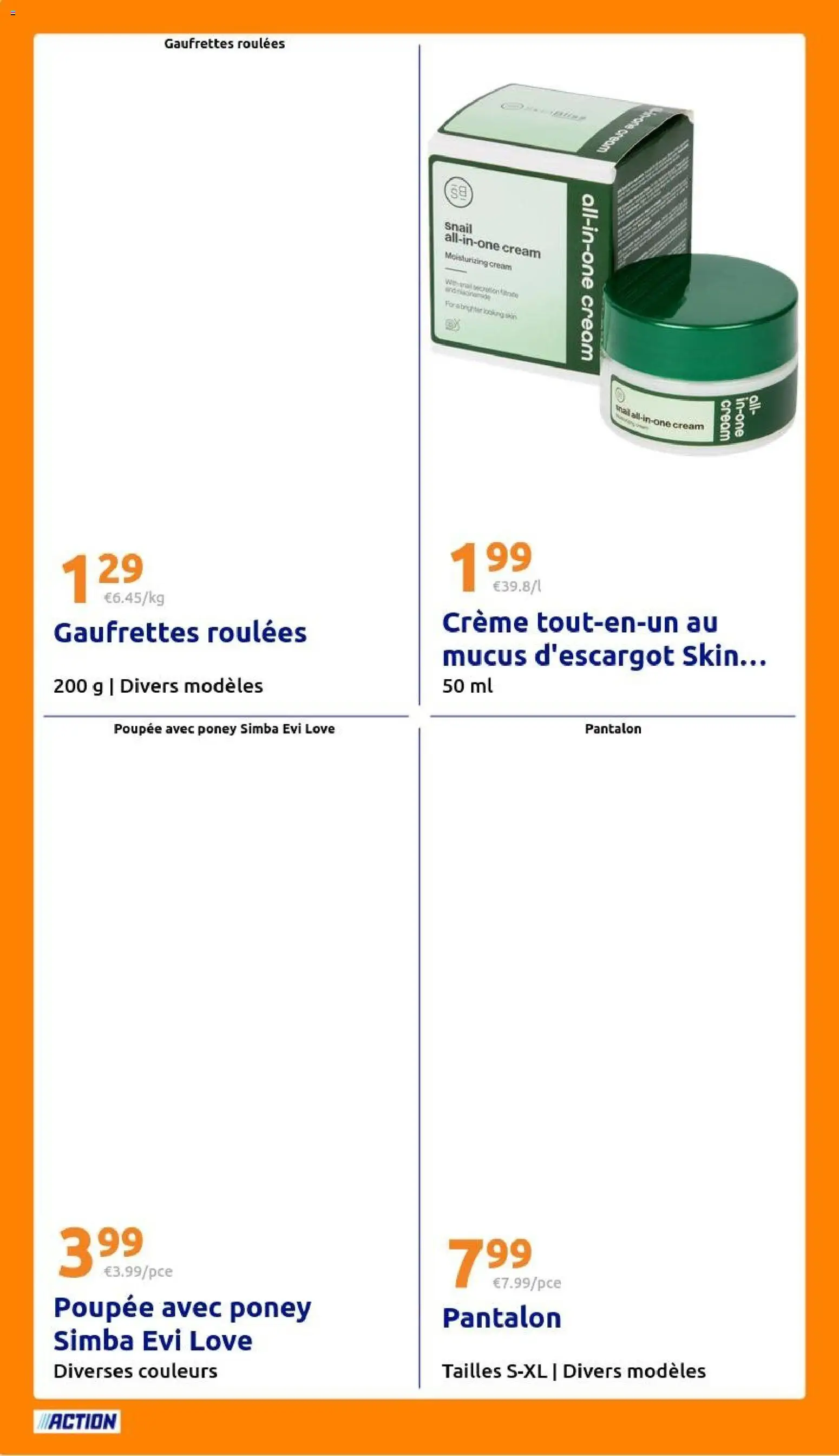 {H1} | Page: 32 | Produits: Poupée, Gaufrettes, Pantalon, Crème