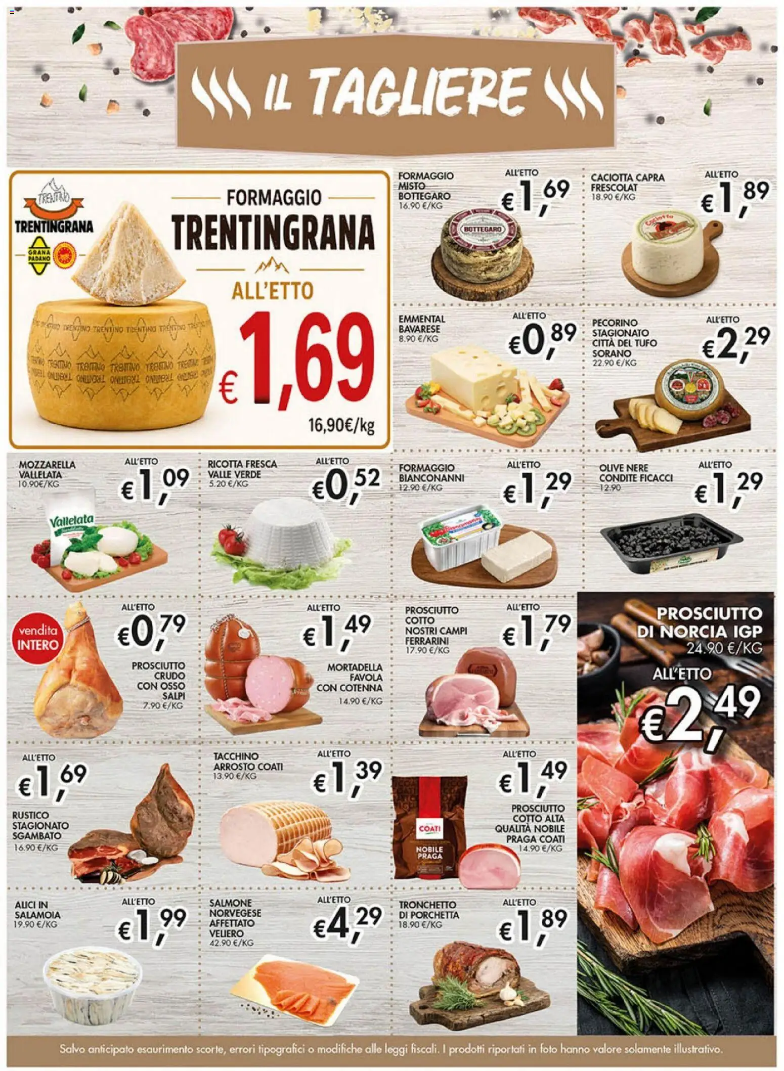 Volantino Coal del 02/07/2026 | Pagina: 5 | Prodotti: Formaggio, Mortadella, Tagliere, Pecorino