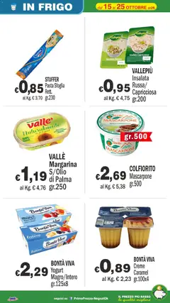 Anteprima del volantino Primo Prezzo volantino valido a partire dal 15/10/2026 | Pagina: 57