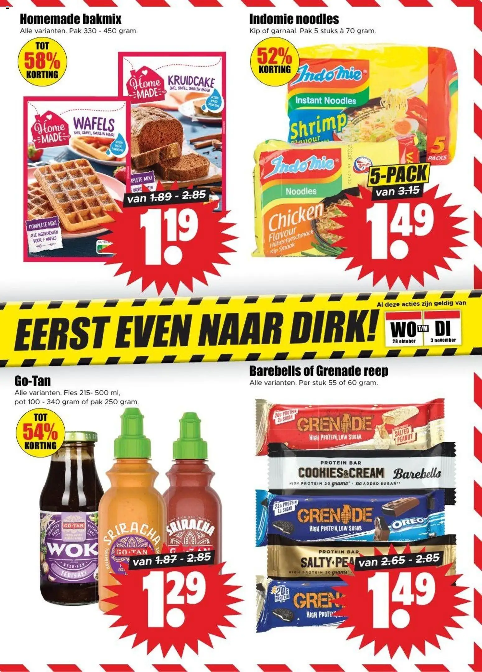 {H1} | Pagina: 13 | Producten: Wafels, Kip, Ingrediënten, Pot