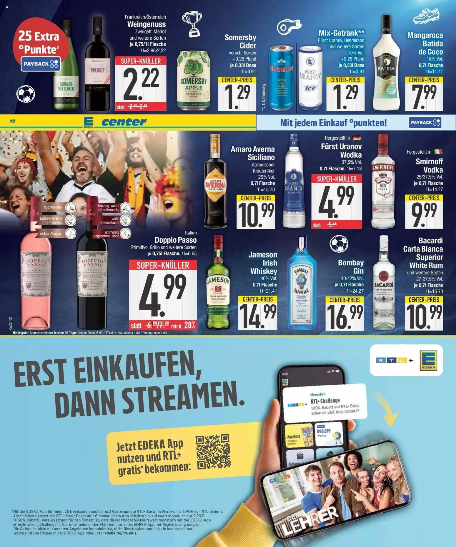 E center Prospekt Meitingen – gültig ab 15.06.2026 | Seite: 12 | Produkte: Apple, Smirnoff, Wodka, Whiskey