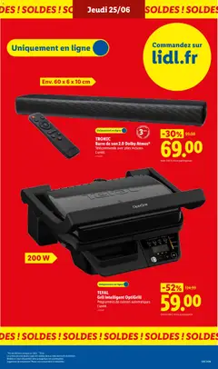 LIDL - Prévisualisation de TRONIC Barre de son 2.0 Dolby Atmos® Télécommande avec piles incluses., Barre de son 2.0 Dolby Atmos® avec télécommande incluse. valide à partir de 25/06/2026 | Page: 43