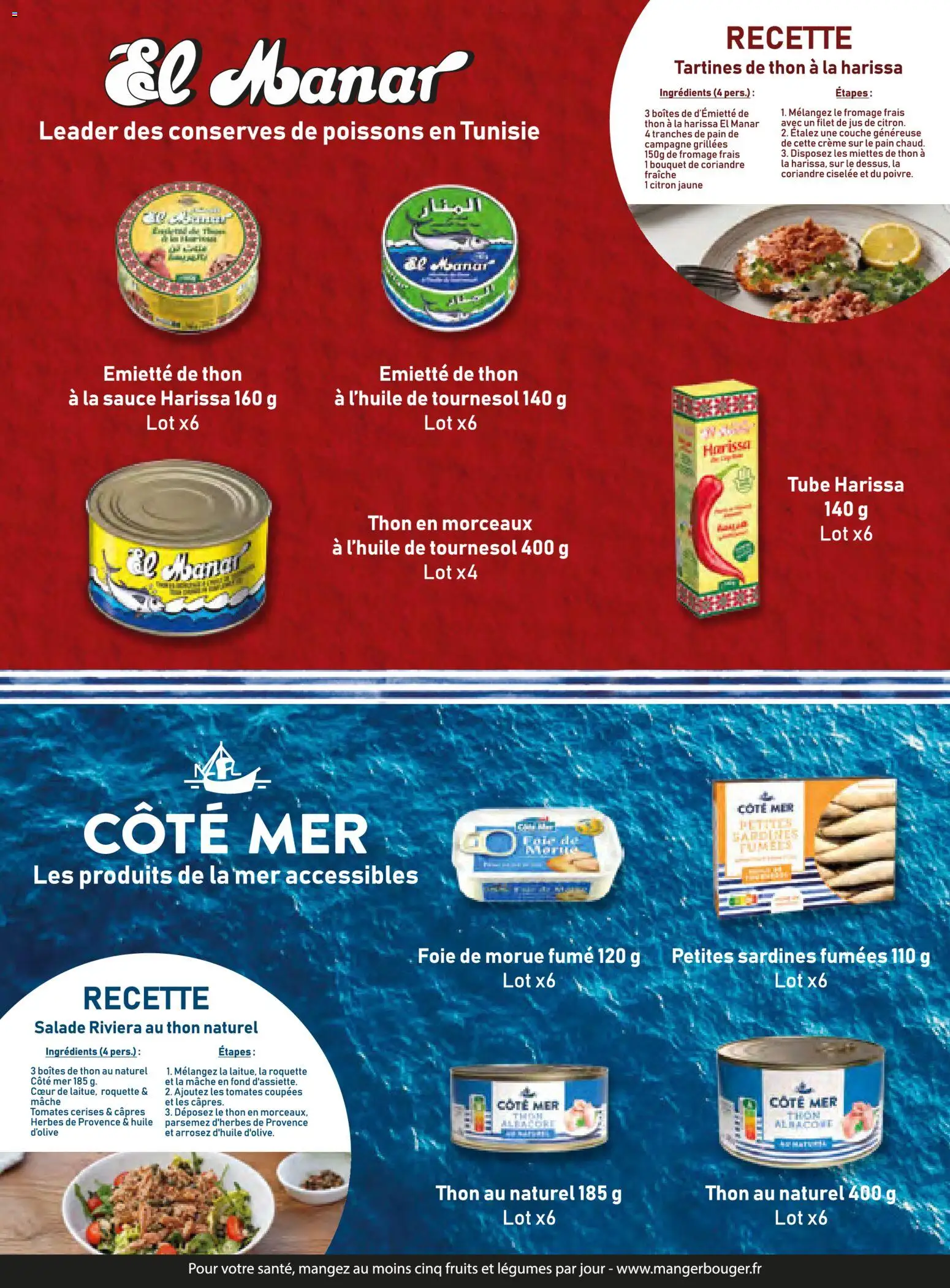 {H1} | Page: 112 | Produits: Câpres, Cerises, Thon naturel, Fromage frais
