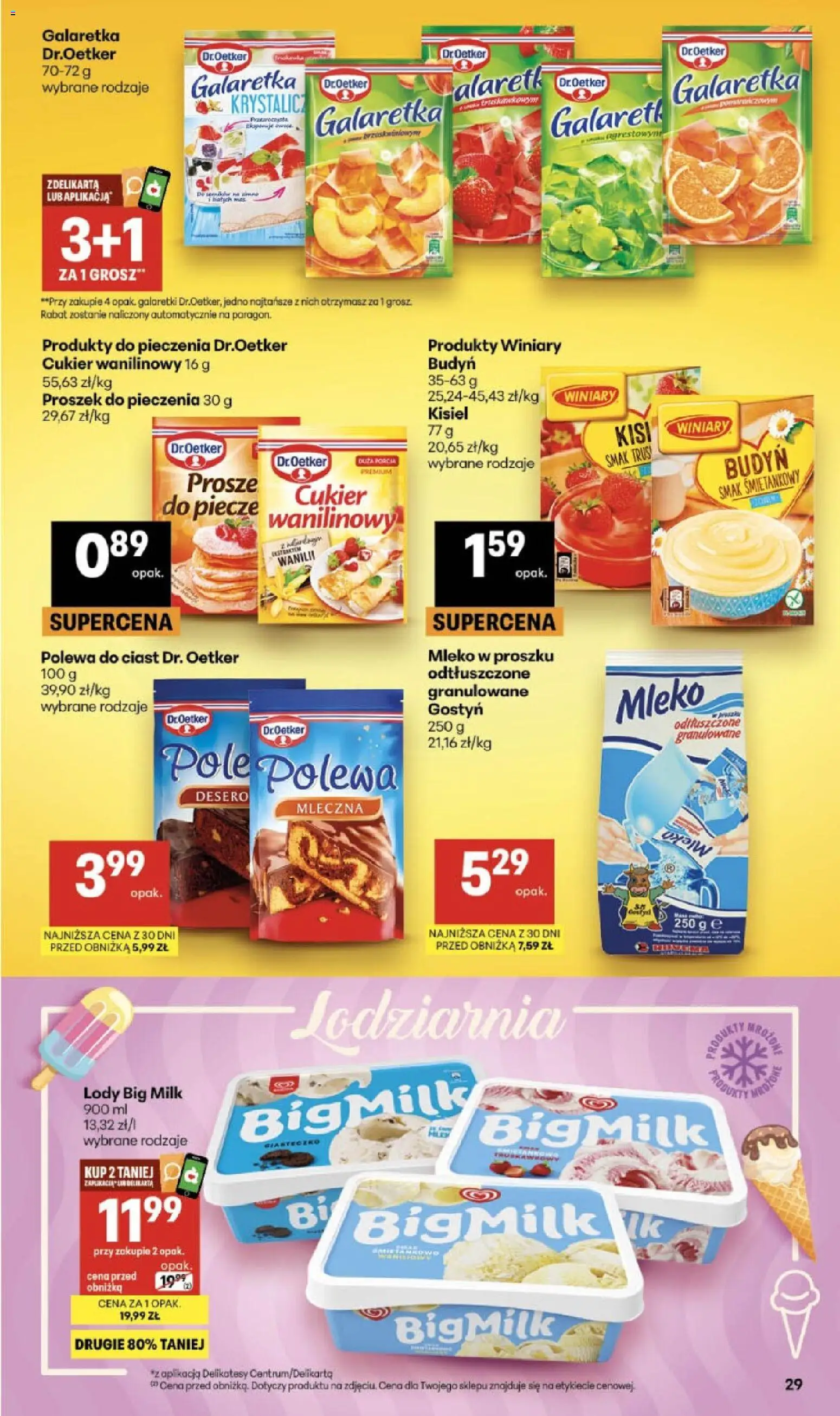 Delikatesy Centrum Black Weeks od 29.10.2026 | Strona: 29 | Produkty: Budyń, Proszek, Mleko, Cukier wanilinowy