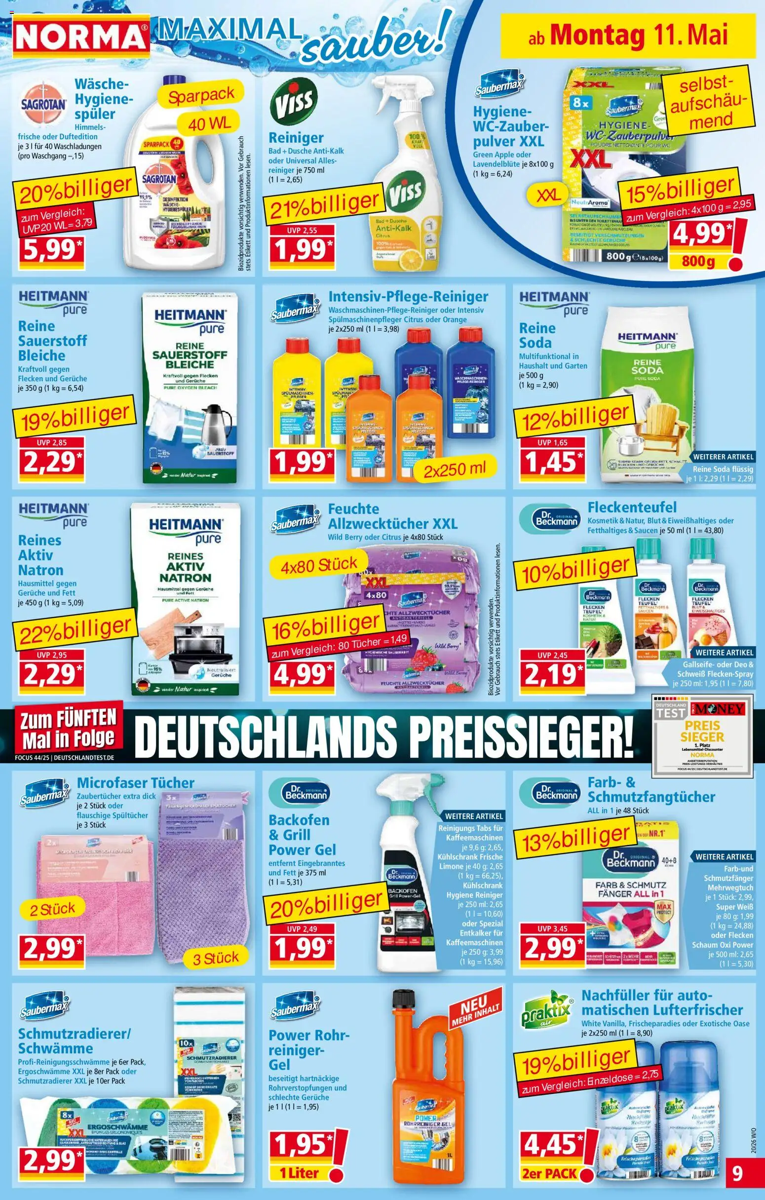 Norma Prospekt 	 – gültig ab 11.05.2026 | Seite: 9