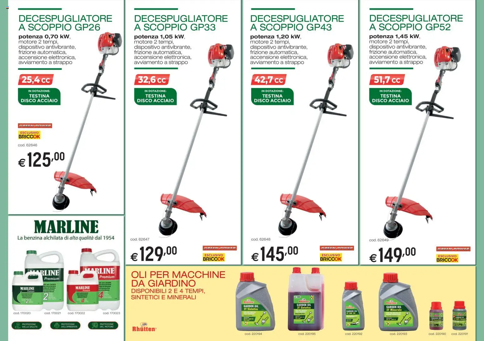 Volantino Brico OK del 01/10/2026 | Pagina: 4 | Prodotti: Decespugliatore, Disco