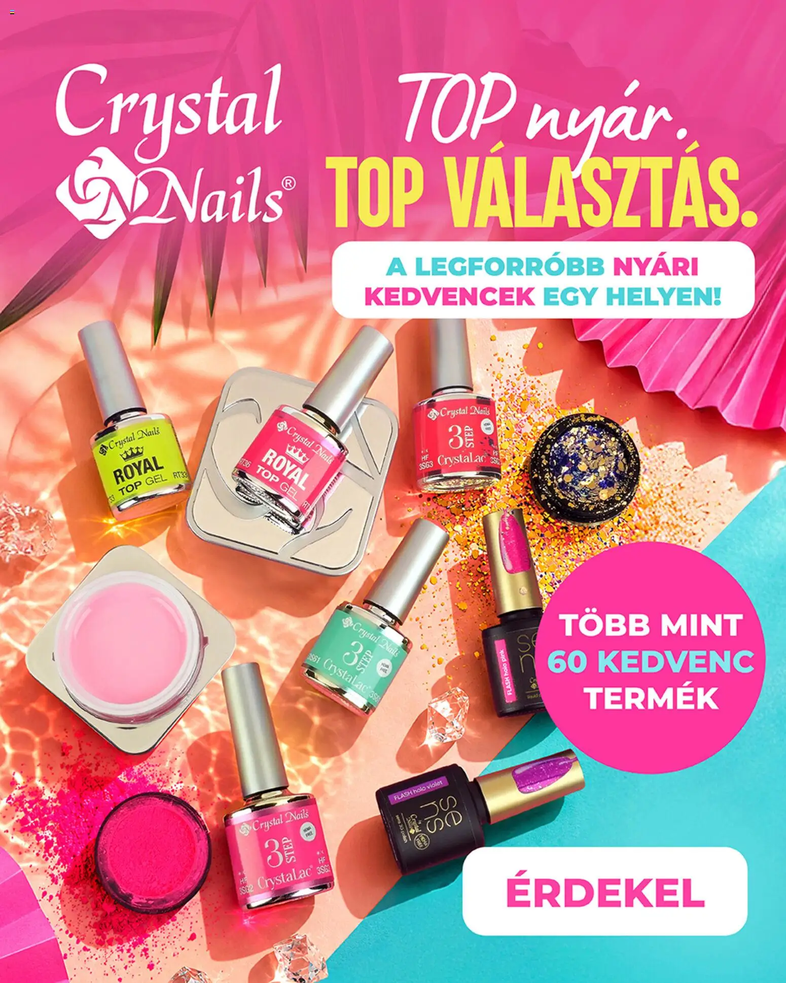Crystal Nails akciós ujság - amely érvényes a következő dátumtól: 08.06.2026 | Oldal: 1