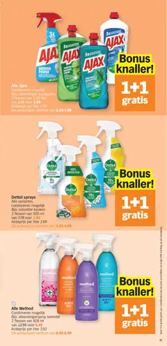 Albert Heijn Folder week / de la semaine 38 - Voorbeeld van een folder van Albert Heijn, geldig van 14/09/2026 | Pagina: 31 | Producten: Allesreiniger, La, Limoen, Kan