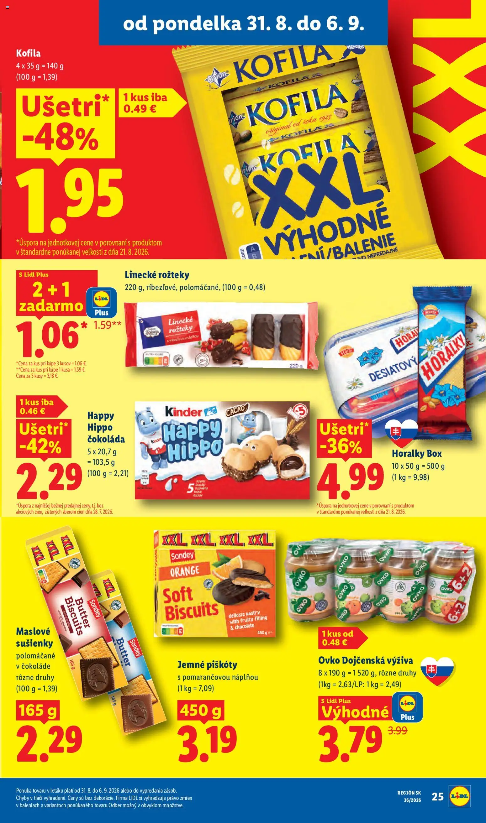 Nové Lidl akcie – leták je platný od 31.08.2026 | Strana: 33