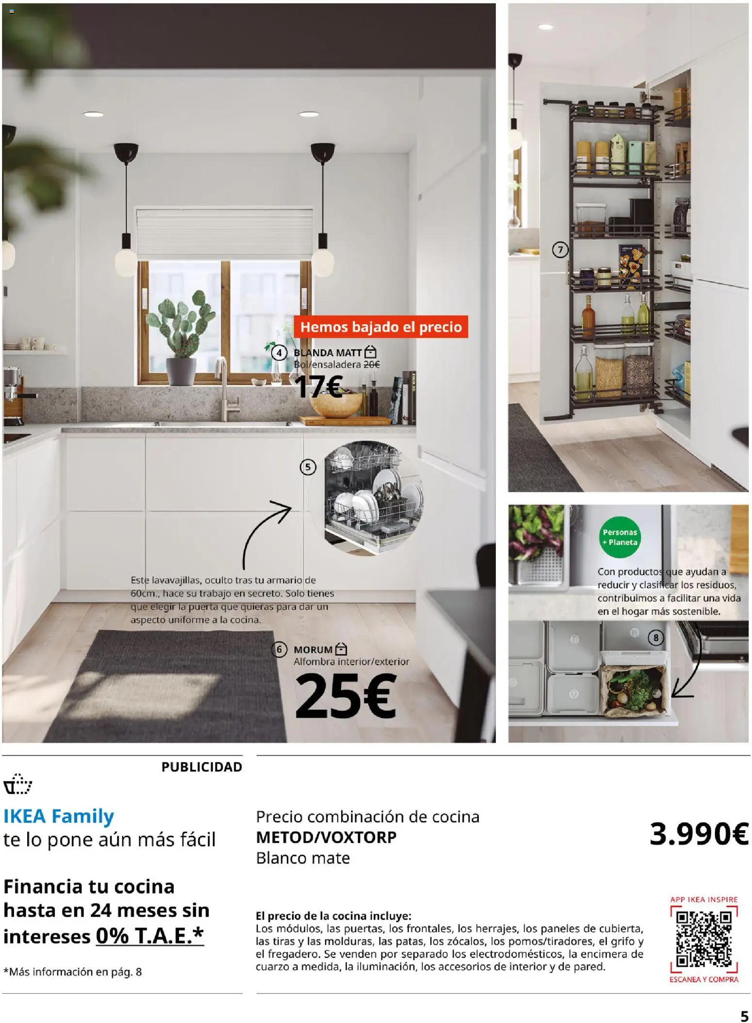 Catálogo IKEA Cocinas │ válido desde el 01.02.2026 | Página: 5 | Productos: Té, Cocina, Armario, Alfombra