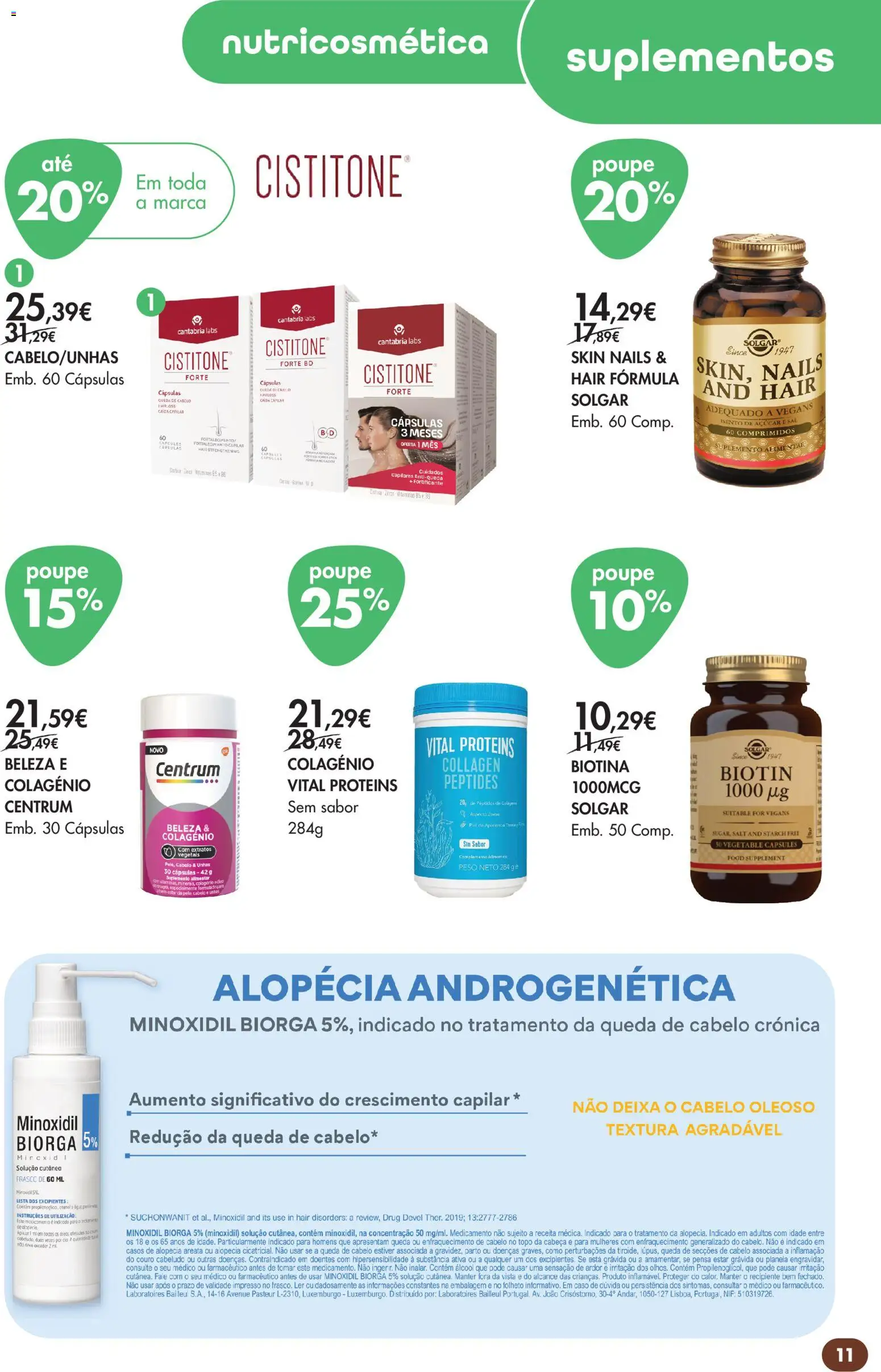 Pingo Doce folheto Bem Estar Outono Lojas │ válido de 20/10/2026 | Página: 11 | Produtos: Cápsulas, Sal, Açúcar, Álcool