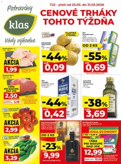 Klas leták platný od 25.05.2026