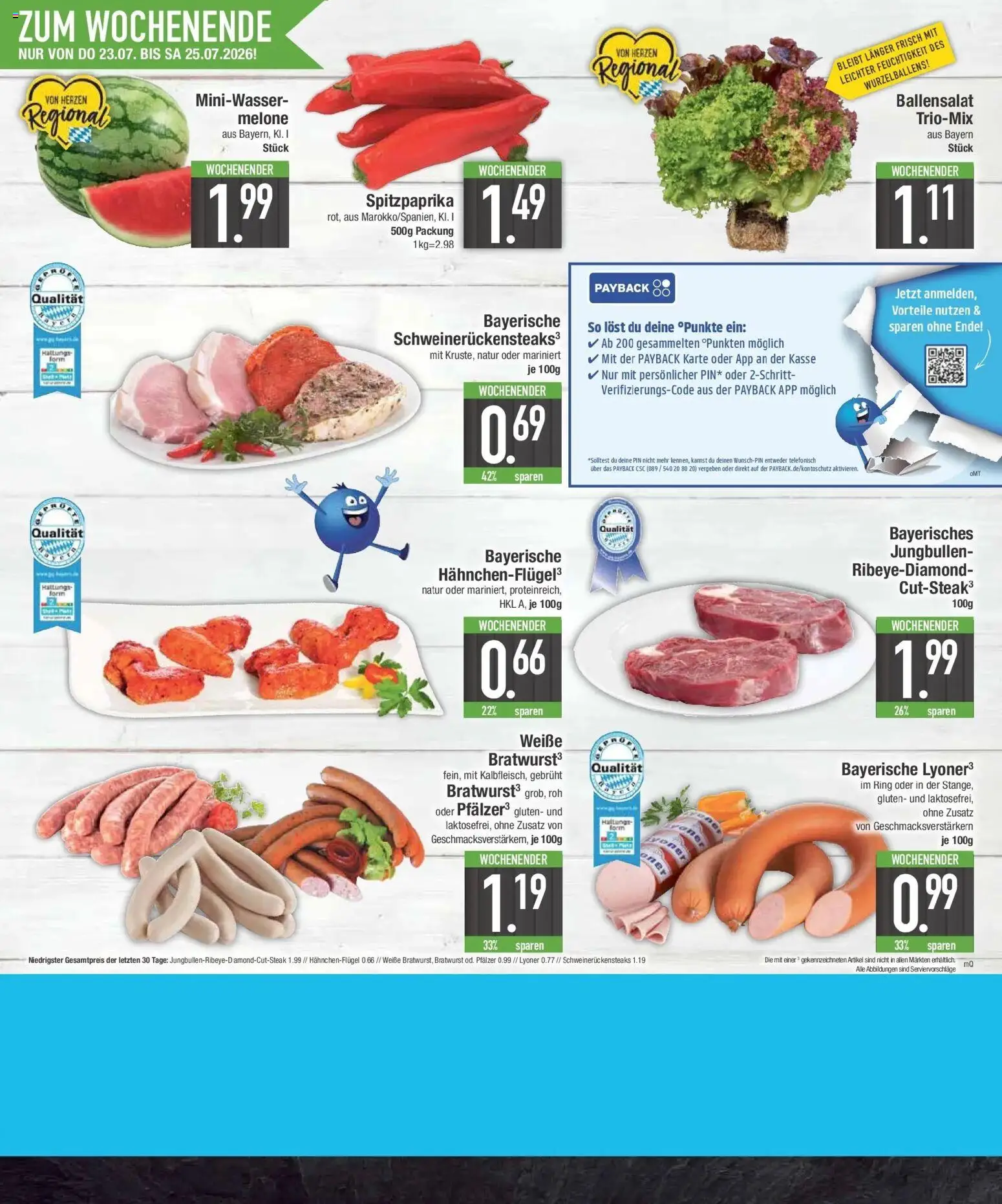 Edeka prospekt Neustadt – gültig ab 20.07.2026 | Seite: 26 | Produkte: Bratwurst, Melone