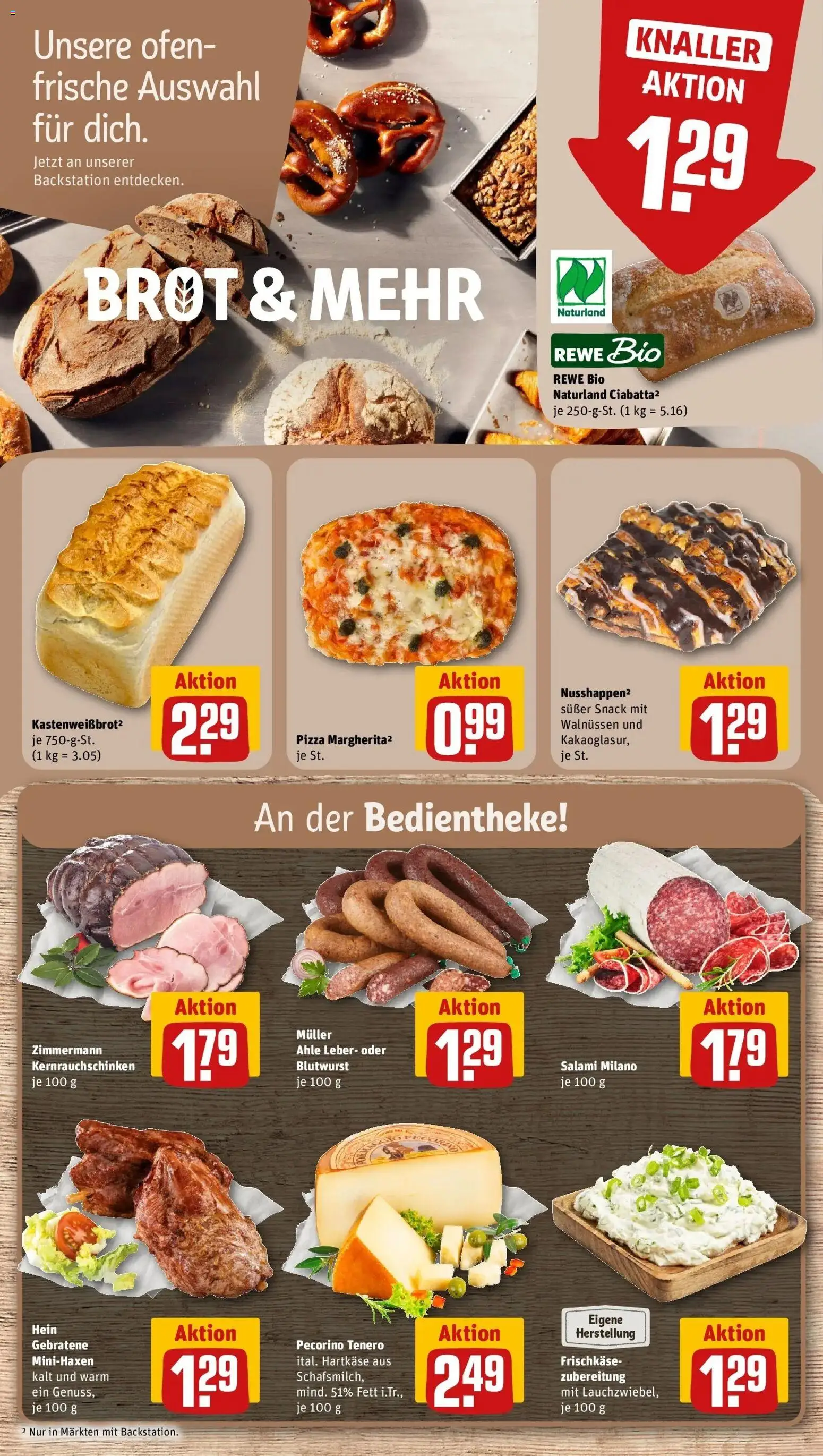 REWE Prospekt ab 19.10.2026 zum Blättern » Angebote | Seite: 13 | Produkte: Ofen, Salami, Pizza, Frischkase