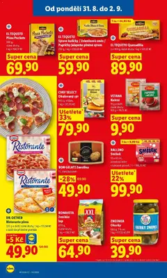 Náhled letáku Dr. Oetker Ristorante pizza, 320 g a další, různé druhy, 1 kg = 155,94 Kč a další dle příslušné gramáže od 31.08.2026 | Strana: 26