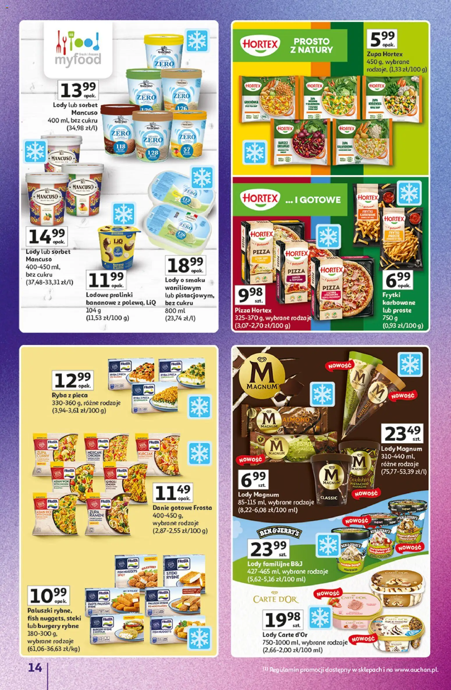 Auchan gazetka - Znane Marki Hipermarket od 11.06.2026 | Strona: 14 | Produkty: Curry, Steki, Zupa, Ryba