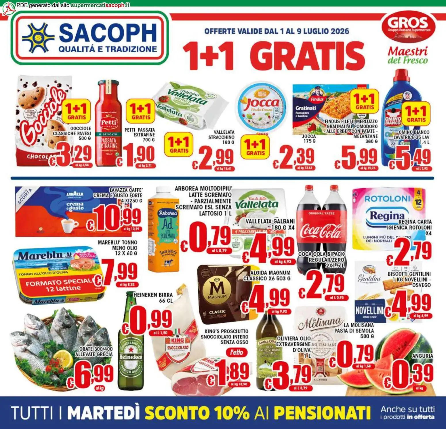 Volantino Sacoph del 01/07/2026 | Pagina: 1