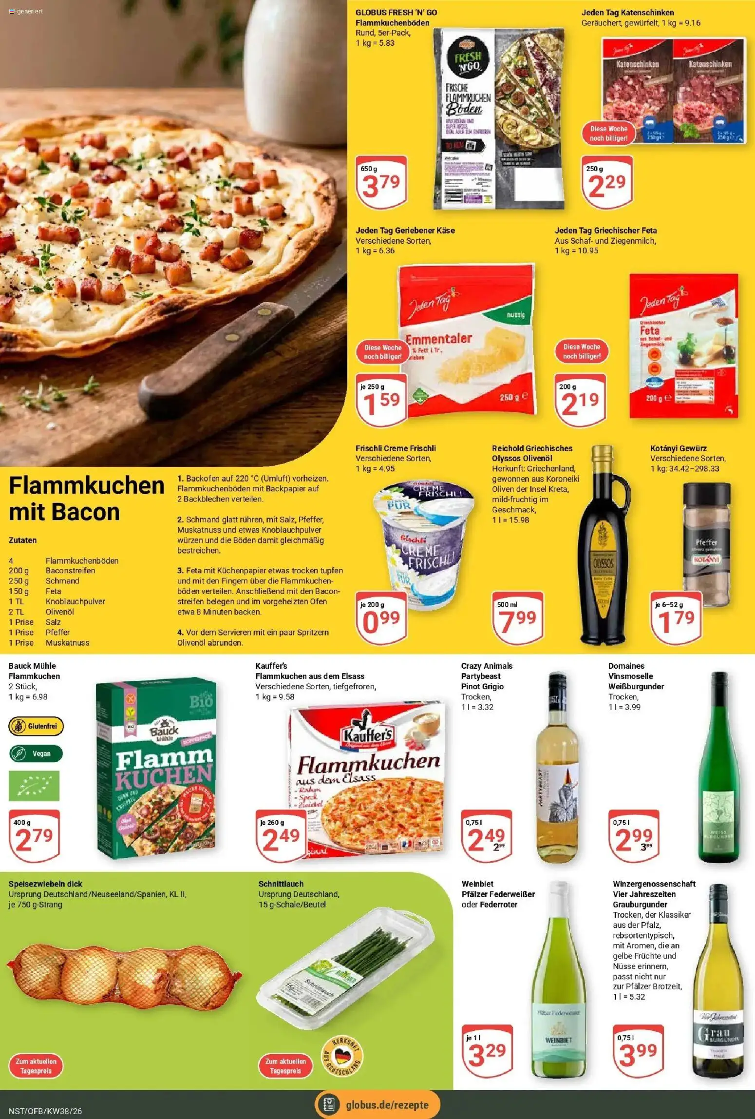Globus Prospekt Neustadt (ab 14.09.2026) » Angebote online | Seite: 14 | Produkte: Creme, Salz, Kuchen, Nüsse