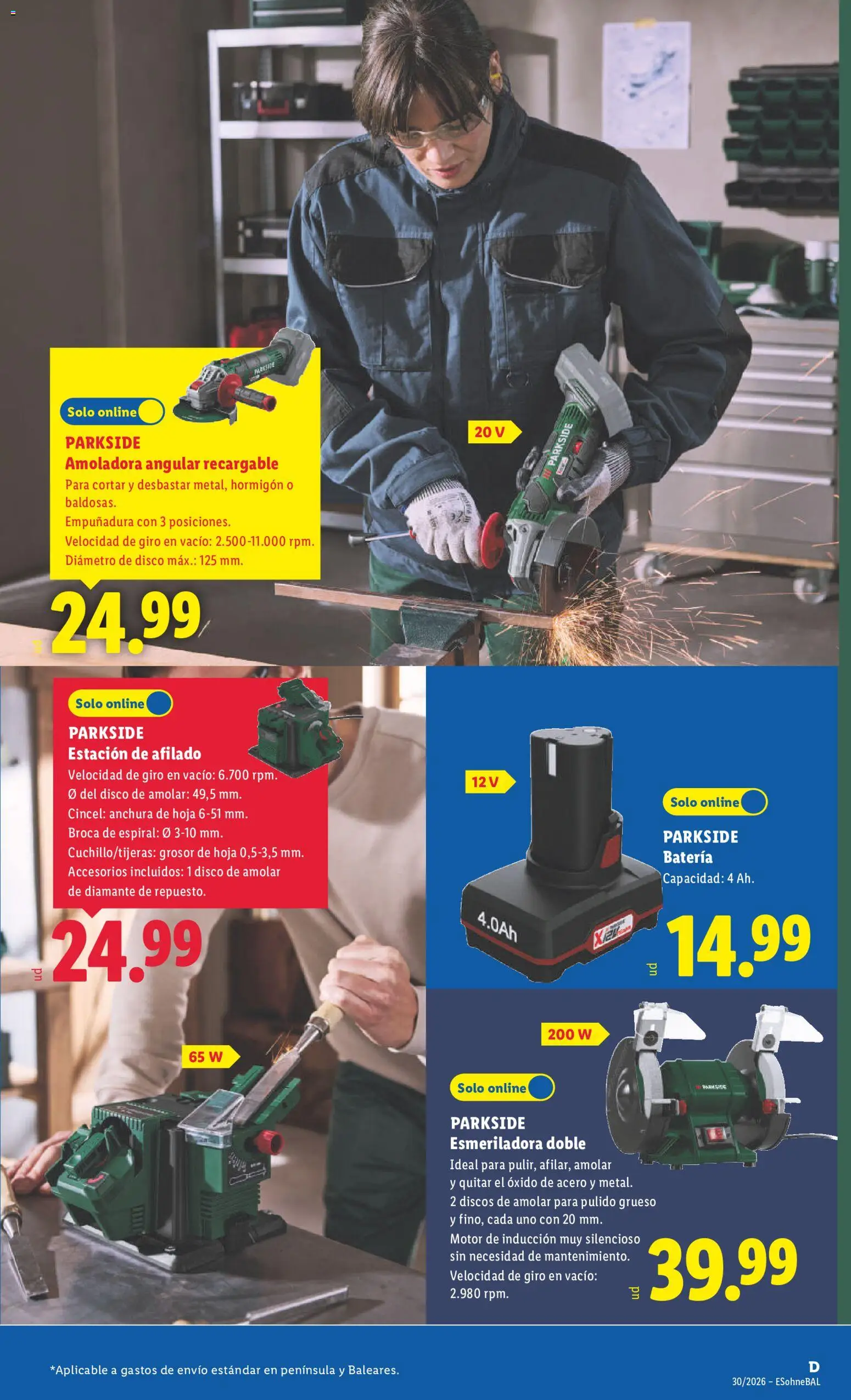 Lidl folleto de bazar │ válido desde el 20/07/2026 | Página: 5 | Productos: Disco, Batería