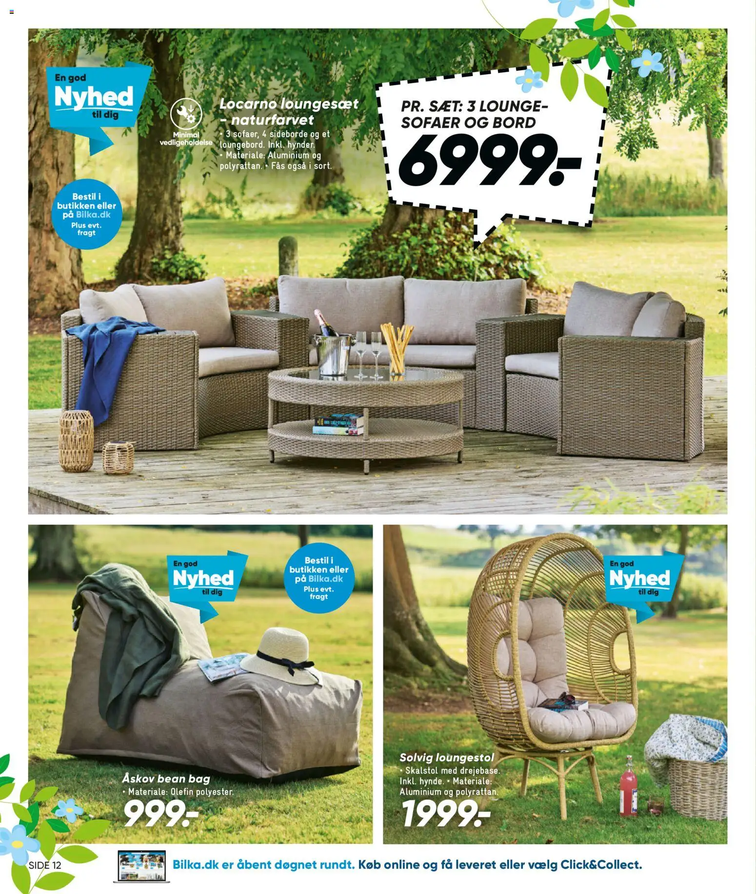 Bilka tilbudsavis – gyldig fra 27.03.2026 | Side: 12 | Produkter: Bord, Loungesæt