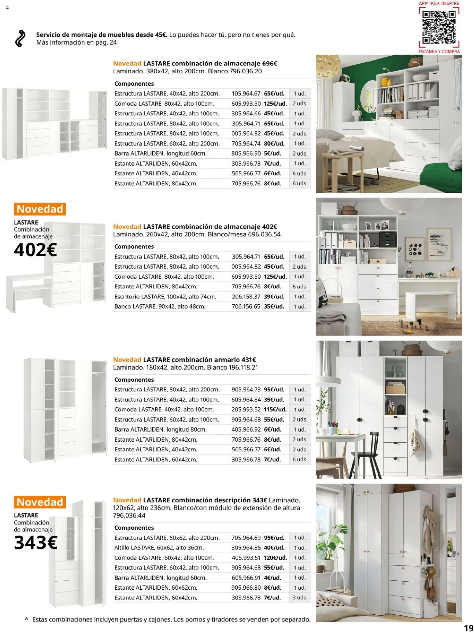 IKEA - Lastare │ válido desde el 29/06/2026 | Página: 19 | Productos: Muebles, Almacenaje, Estante, Armario