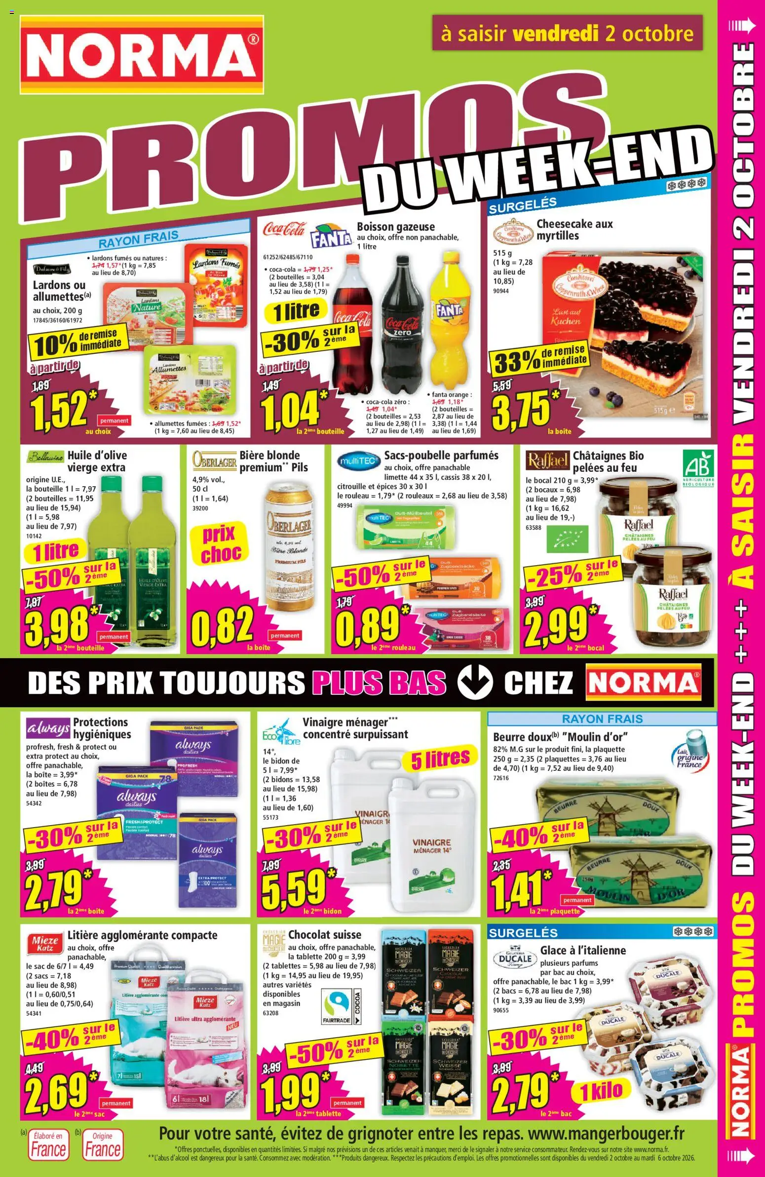 {H1} | Page: 13 | Produits: Châtaignes, Rouleau, Huile, Chocolat