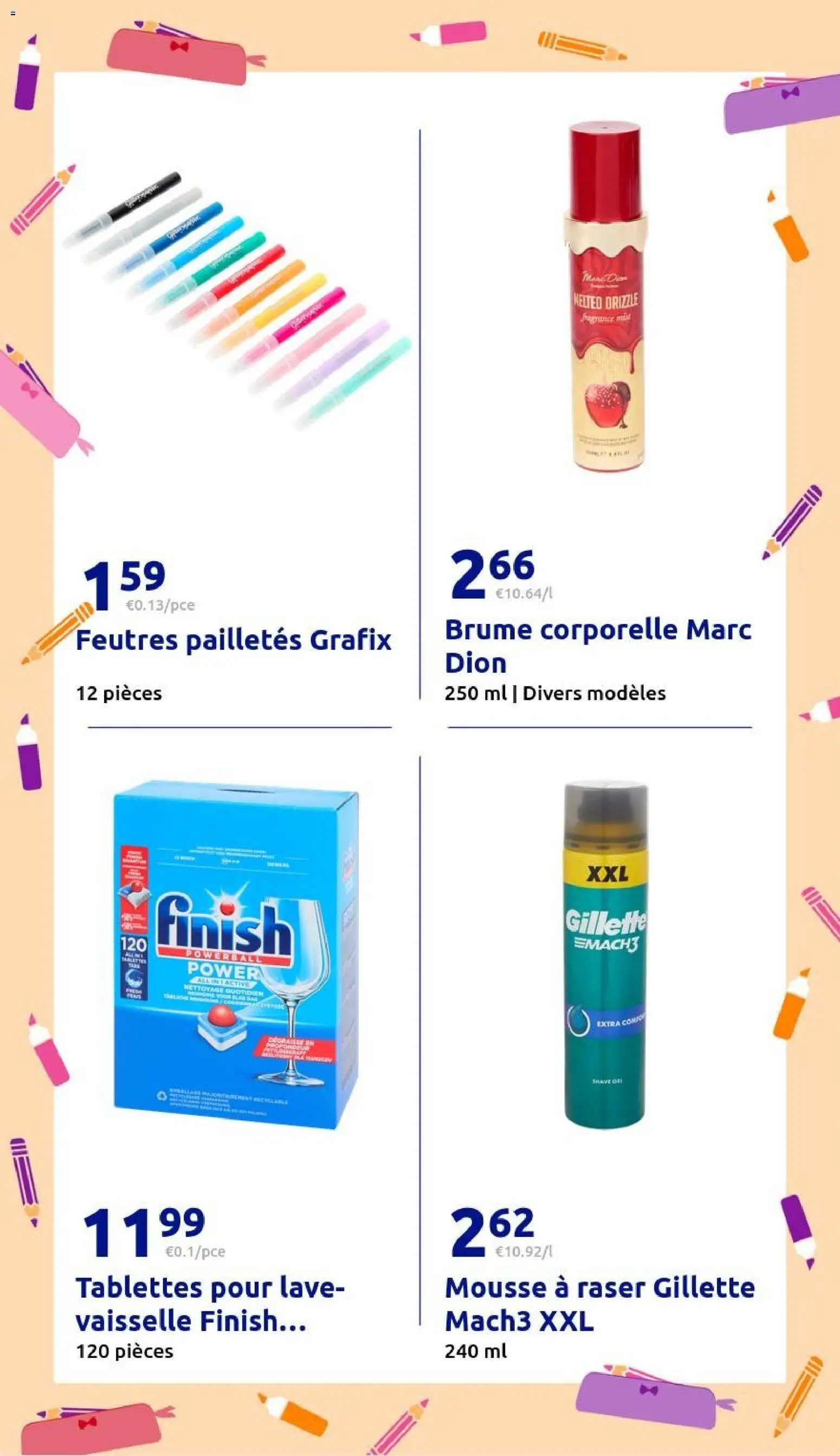 {H1} | Page: 38 | Produits: Vaisselle, Mousse, Mousse à raser