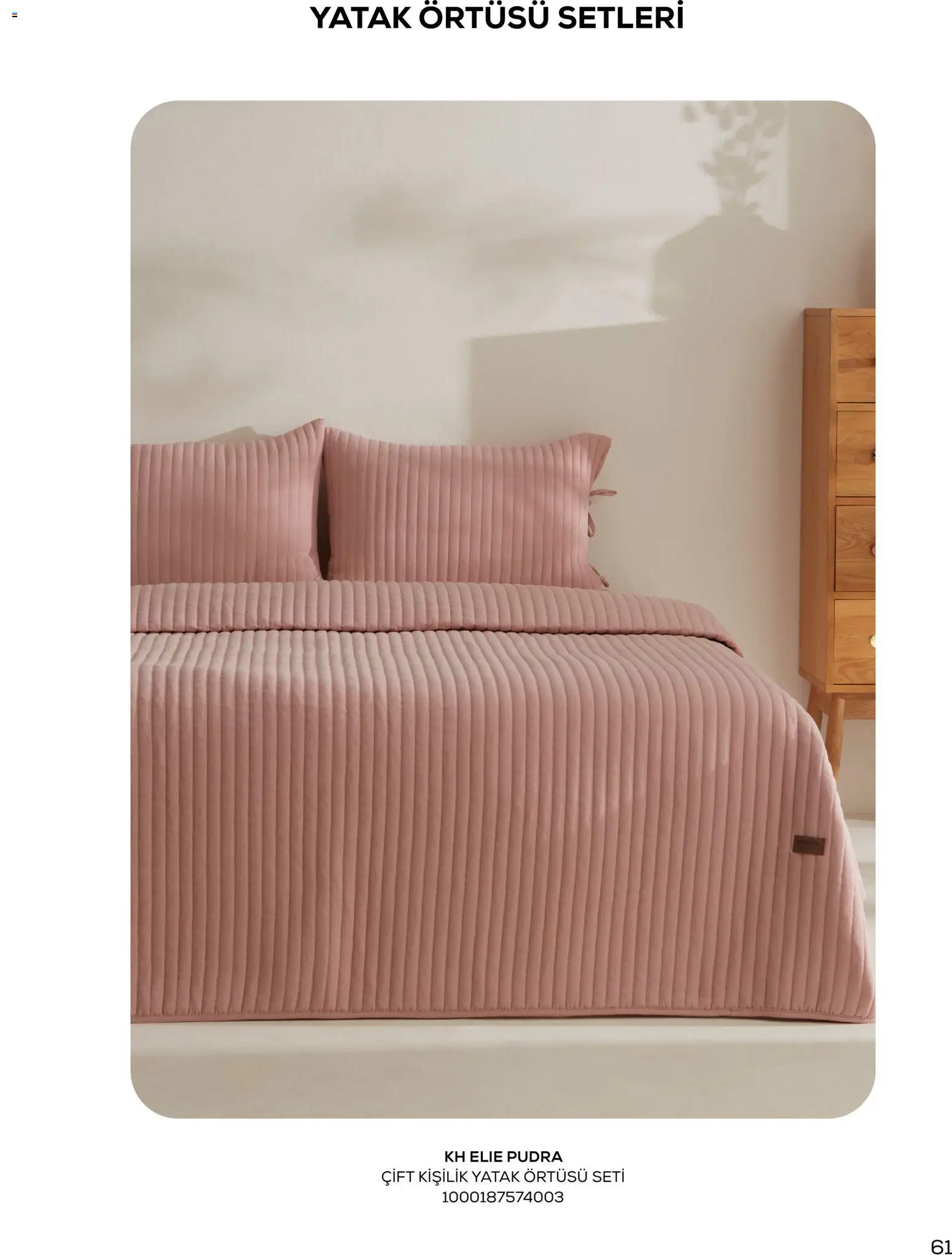 Karaca Home Katalog - 01.03.2026 tarihinden itibaren geçerlidir | Sayfa: 61 | Ürünler: Yatak, Pudra, Yatak örtüsü