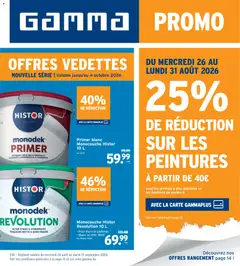 GAMMA publicité - Voorbeeld van een folder van GAMMA, geldig van 26/08/2026