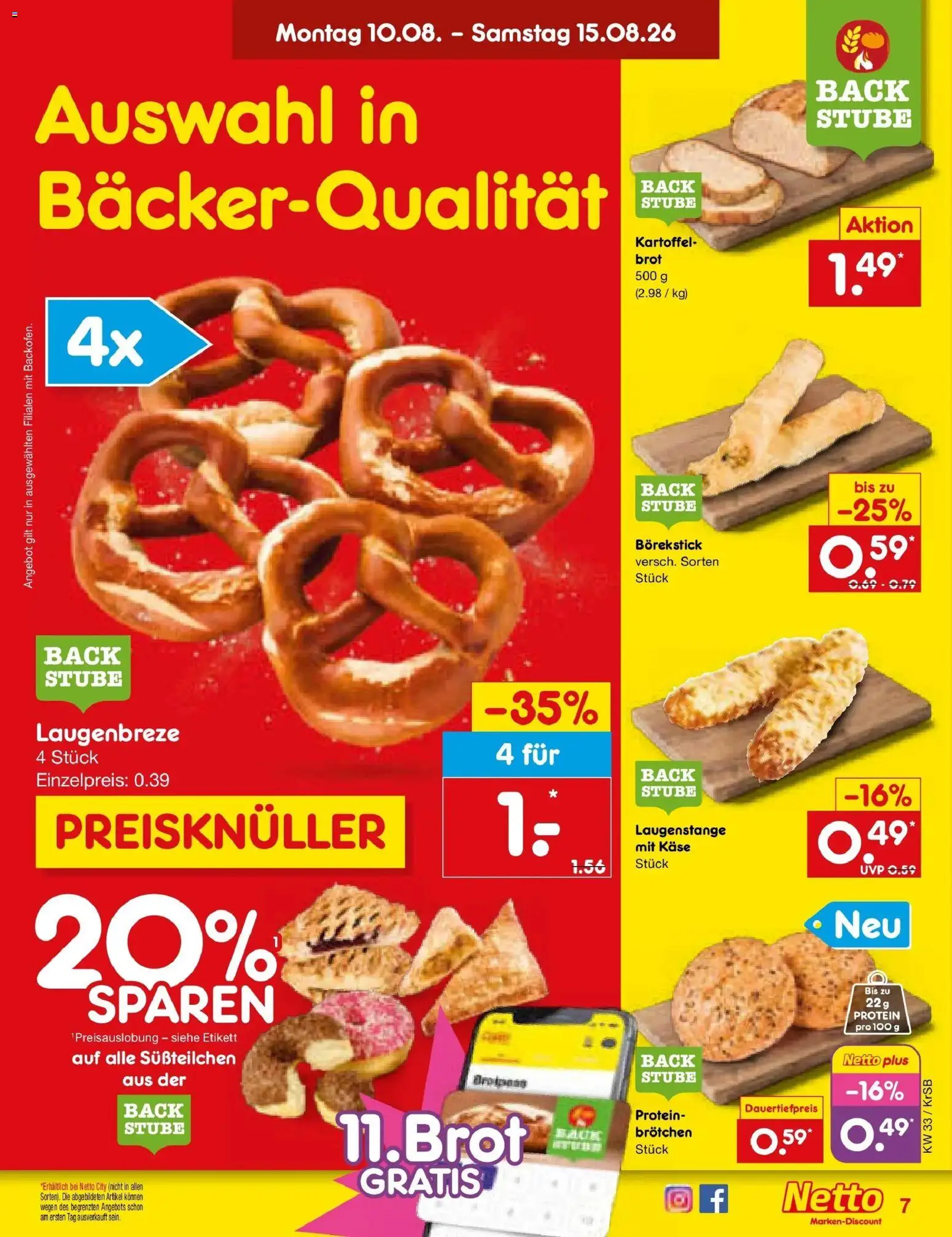 Netto Marken-Discount Prospekt Jüchen (ab 10.08.2026) » Angebote | Seite: 7 | Produkte: Käse