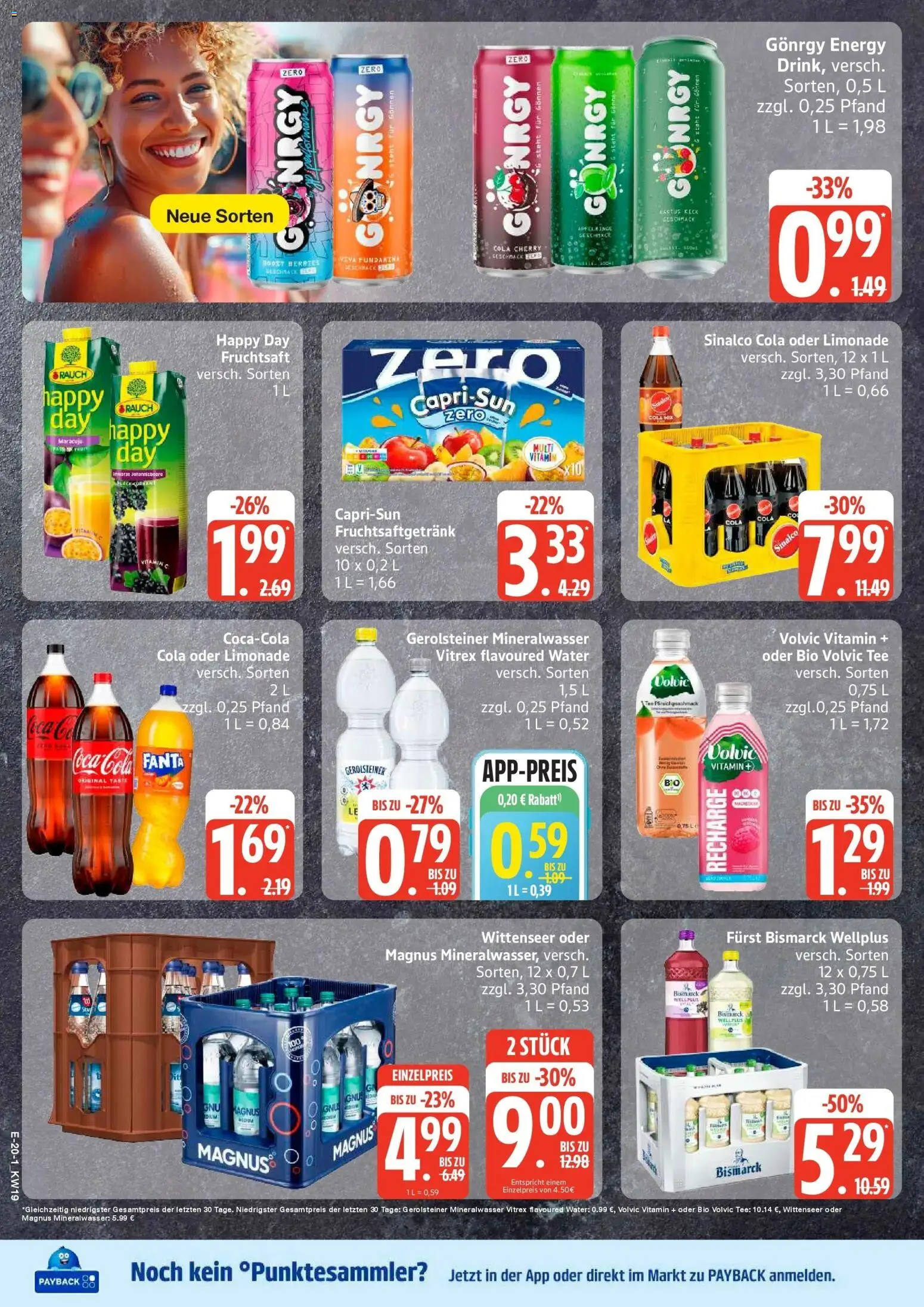 Marktkauf Prospekt Mölln	 – gültig ab 04.05.2026 | Seite: 23 | Produkte: Fanta, Volvic tee, Mineralwasser, Volvic