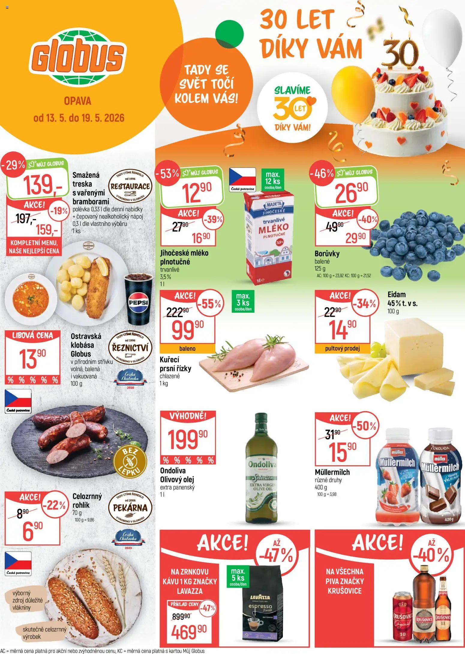 Globus leták - Opava od 13.05.2026 | Strana: 1