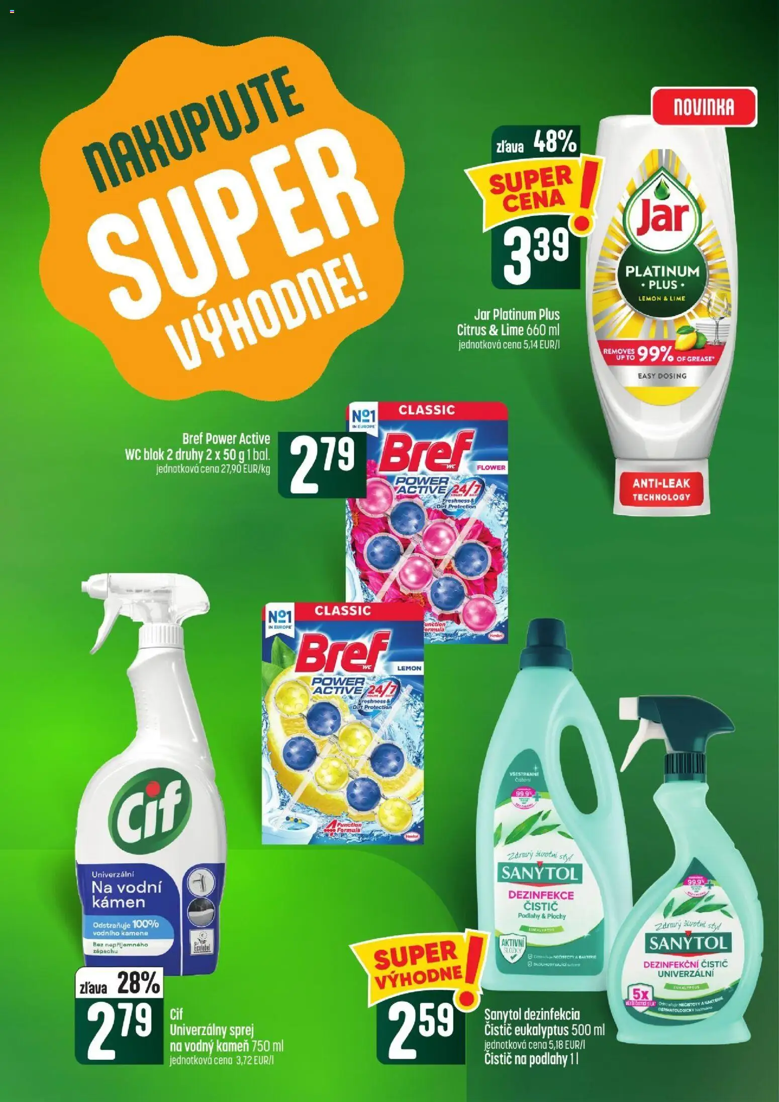 Nové COOP Jednota akcie – leták je platný od 15.10.2026 | Strana: 51 | Produkty: Wc, Sanytol, Wc blok, Jar