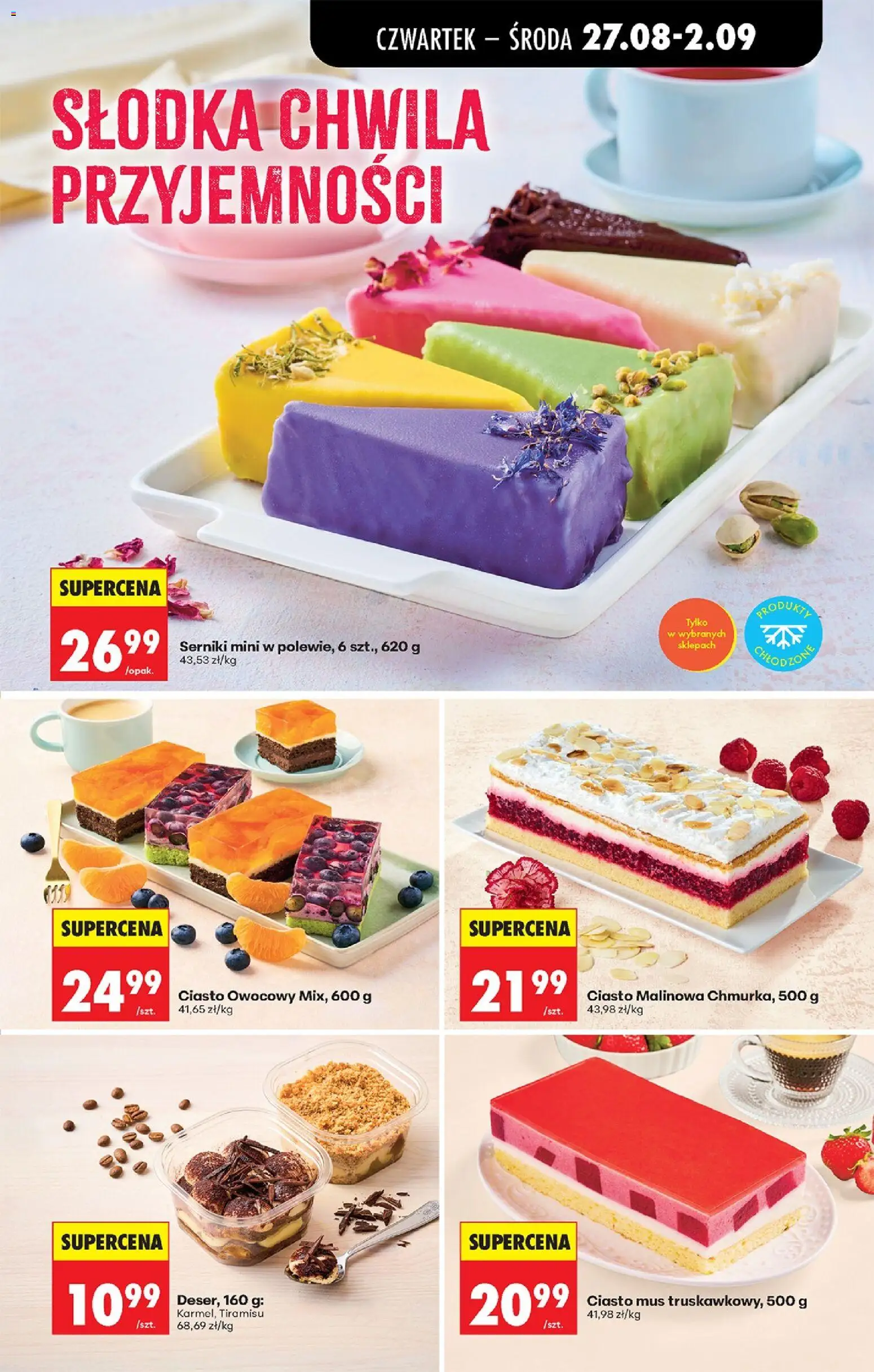Biedronka Polsko leták - Codziennie niskie ceny od 27.08.2026 | Strana: 47 | Produkty: Tiramisu