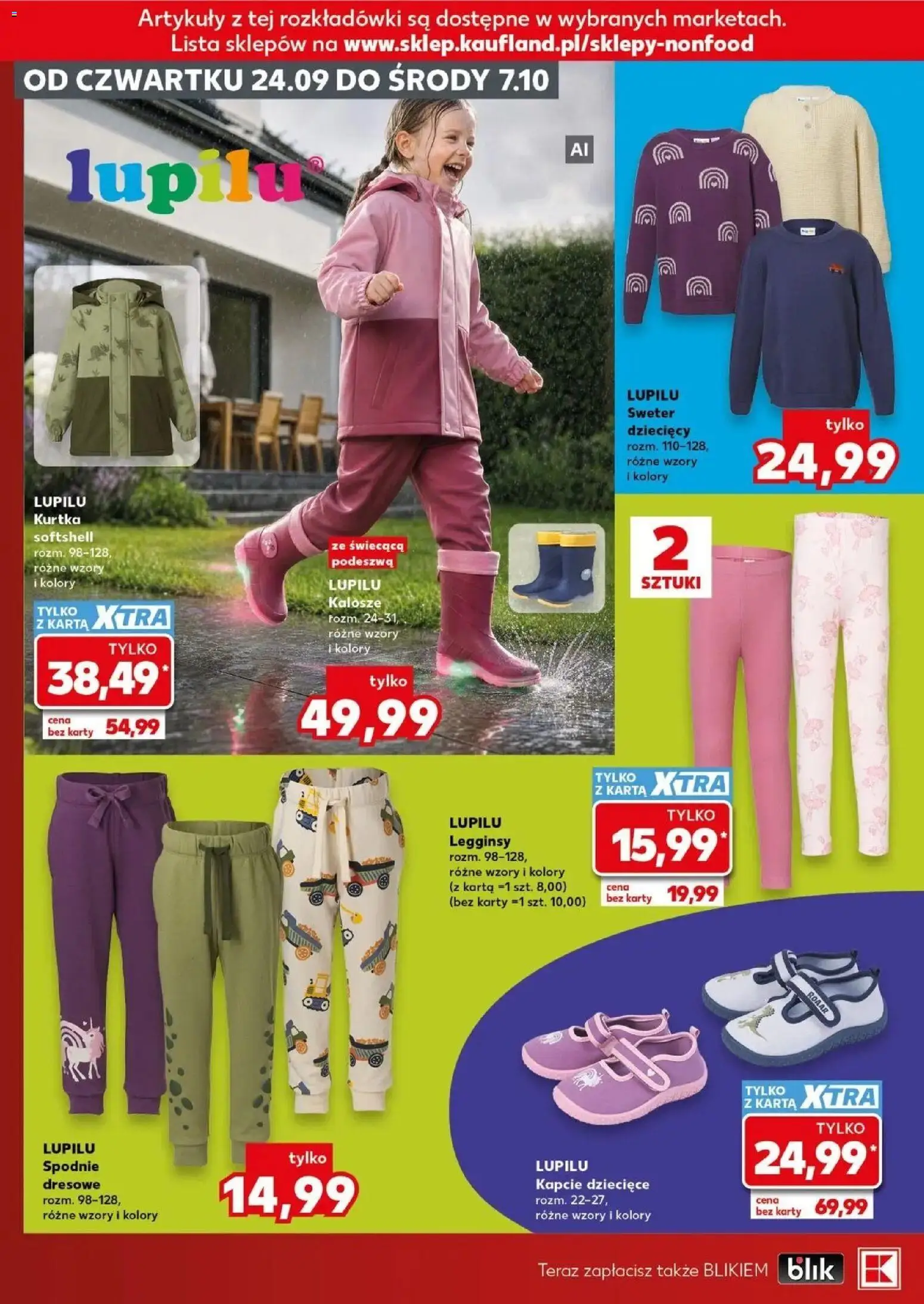 Kaufland gazetka - Złap Okazje od 24.09.2026 - od jutra PDF | Strona: 14 | Produkty: Sweter, Kurtka, Spodnie, Legginsy