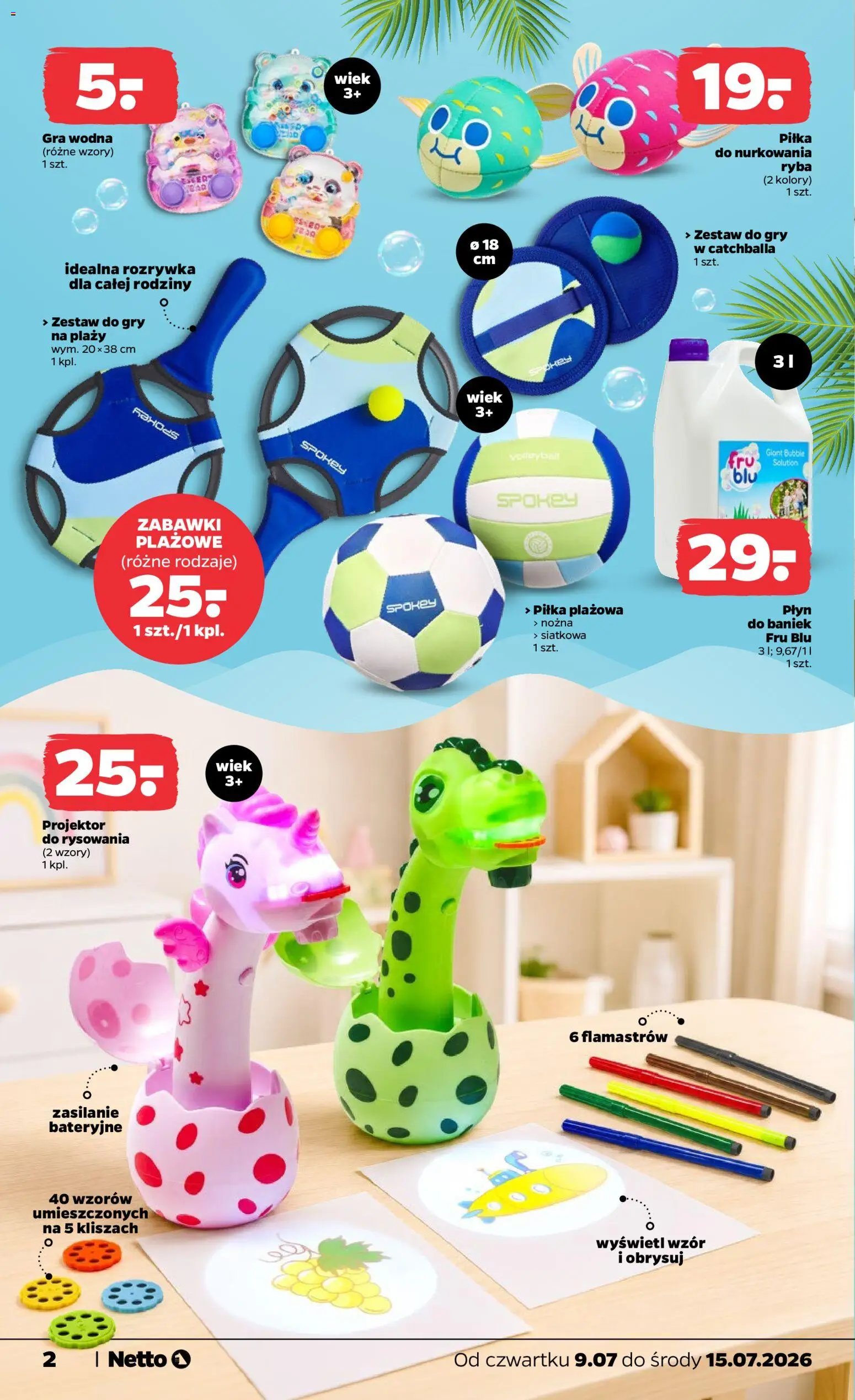 Netto gazetka od czwartku NonFood od 09.07.2026 | Strona: 2 | Produkty: Gra, Gry, Ryba