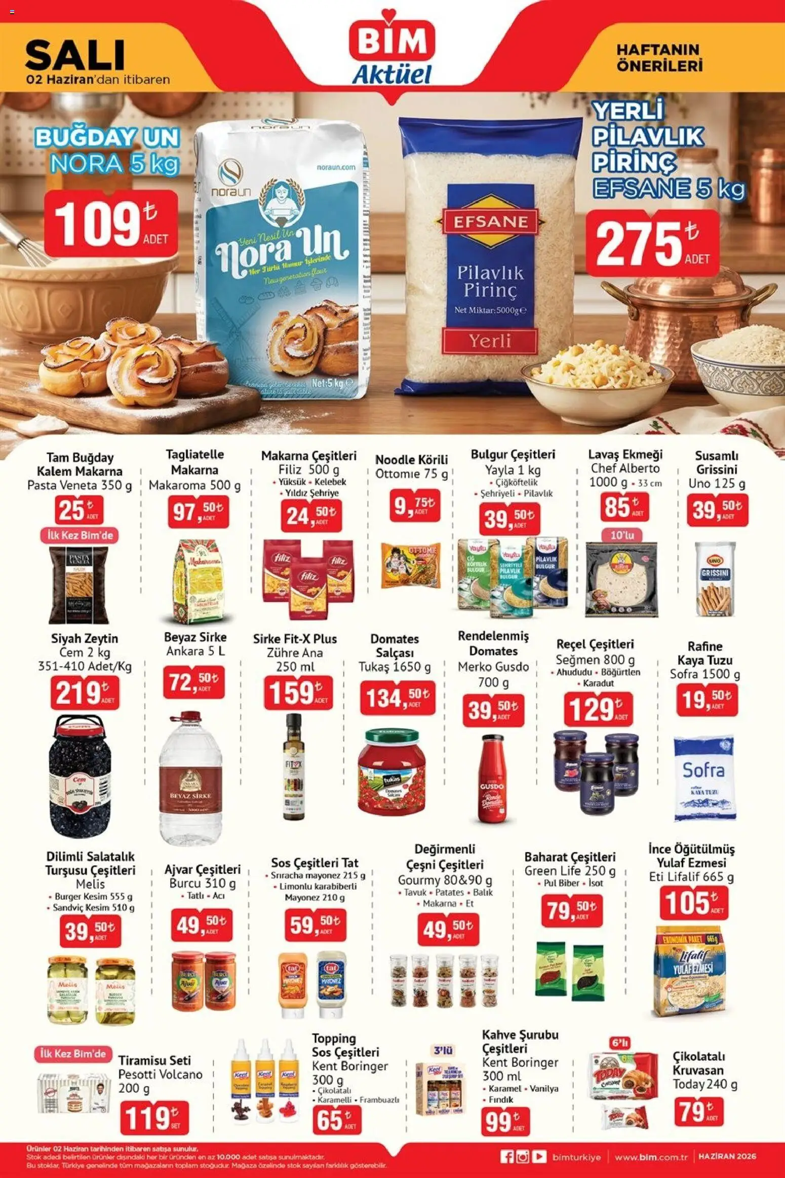 BİM - Katalog Salı - 02.06.2026 tarihinden itibaren geçerlidir | Sayfa: 1